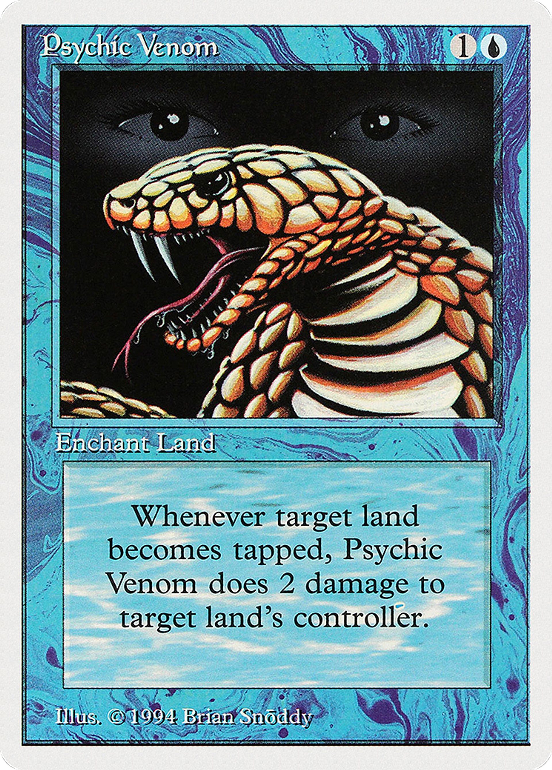 Psychic Venom — Summer Magic / Edgar — Magic: The Gathering