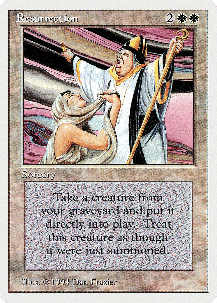 Resurrection — Summer Magic / Edgar — Magic: The Gathering