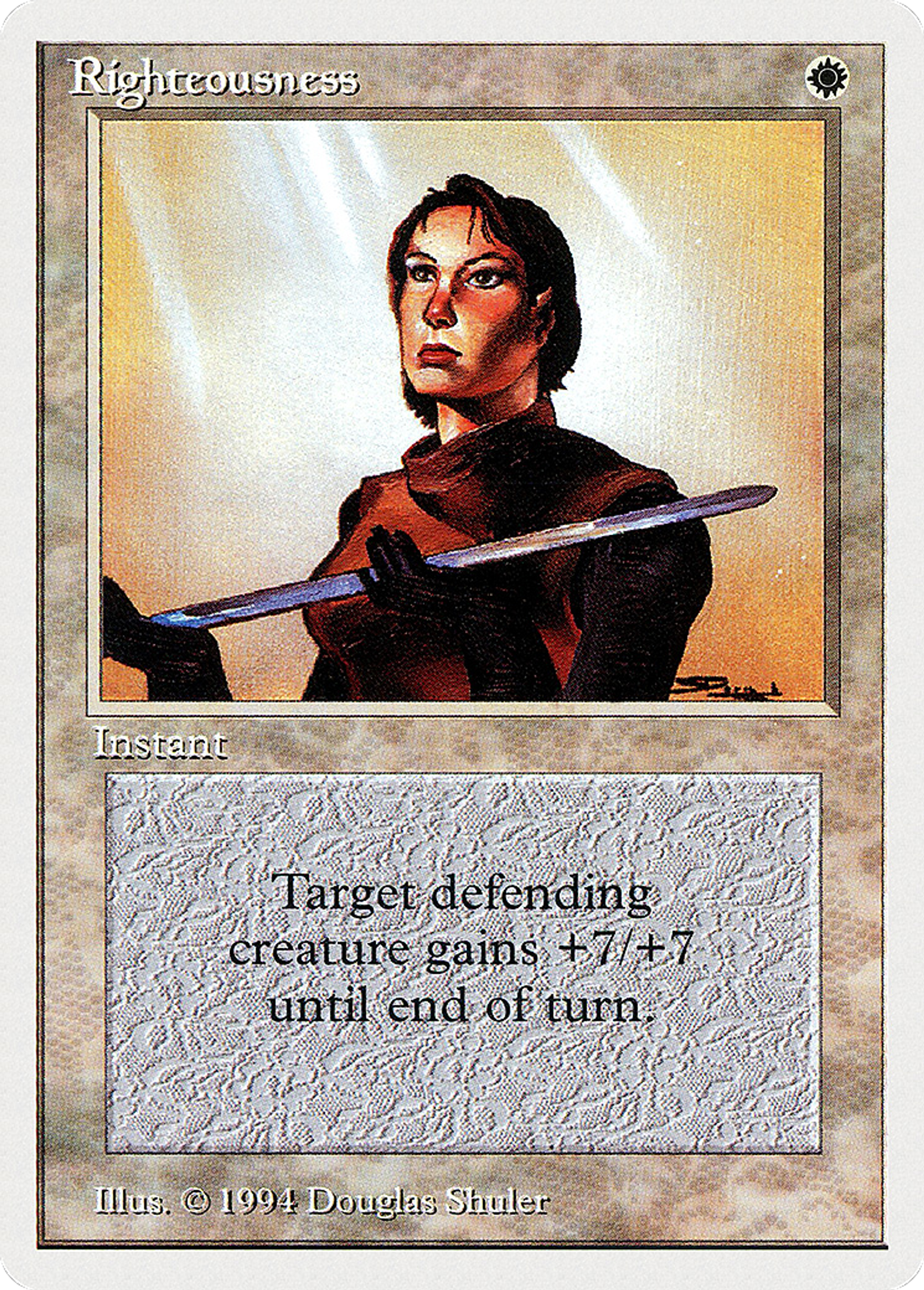 Righteousness — Summer Magic / Edgar — Magic: The Gathering
