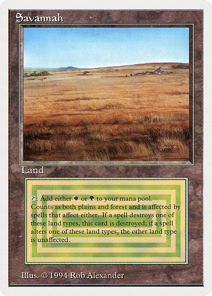 Savannah — Summer Magic / Edgar — Magic: The Gathering