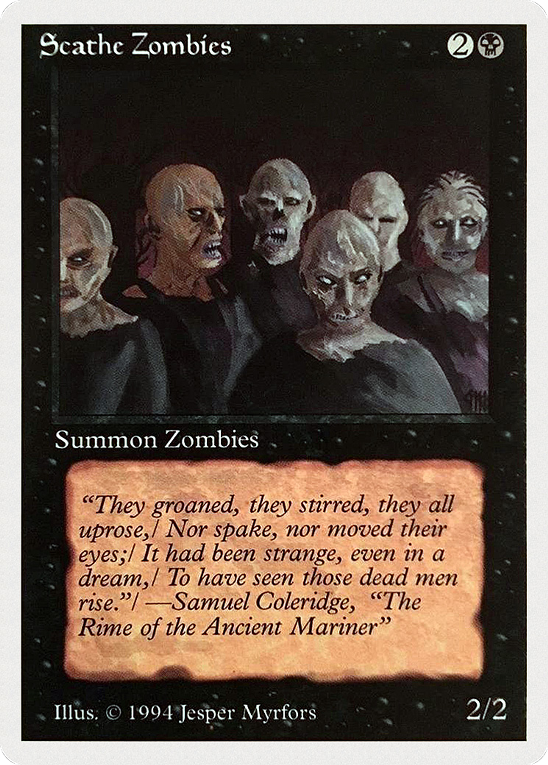 Scathe Zombies — Summer Magic / Edgar — Magic: The Gathering