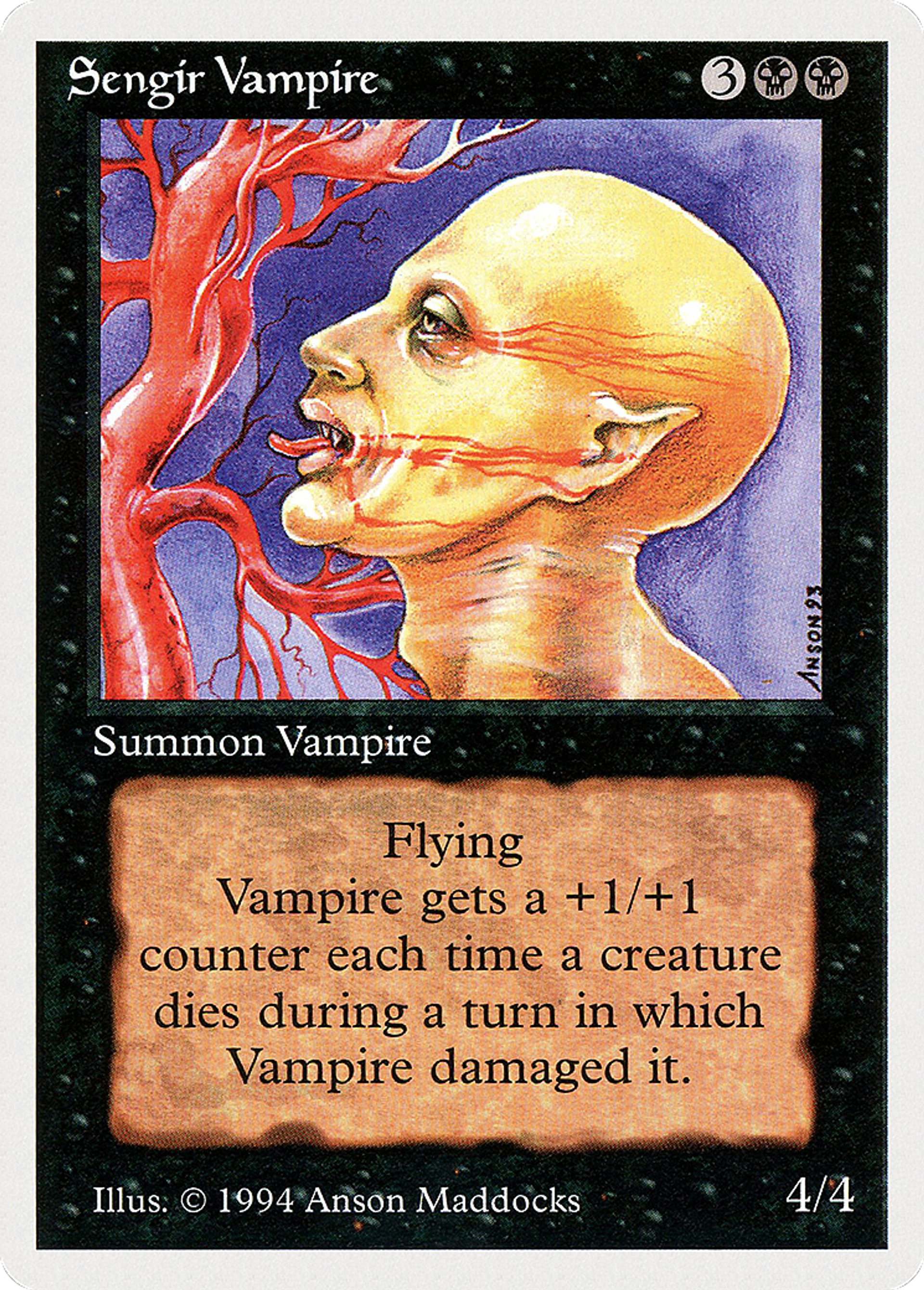 Sengir Vampire — Summer Magic / Edgar — Magic: The Gathering