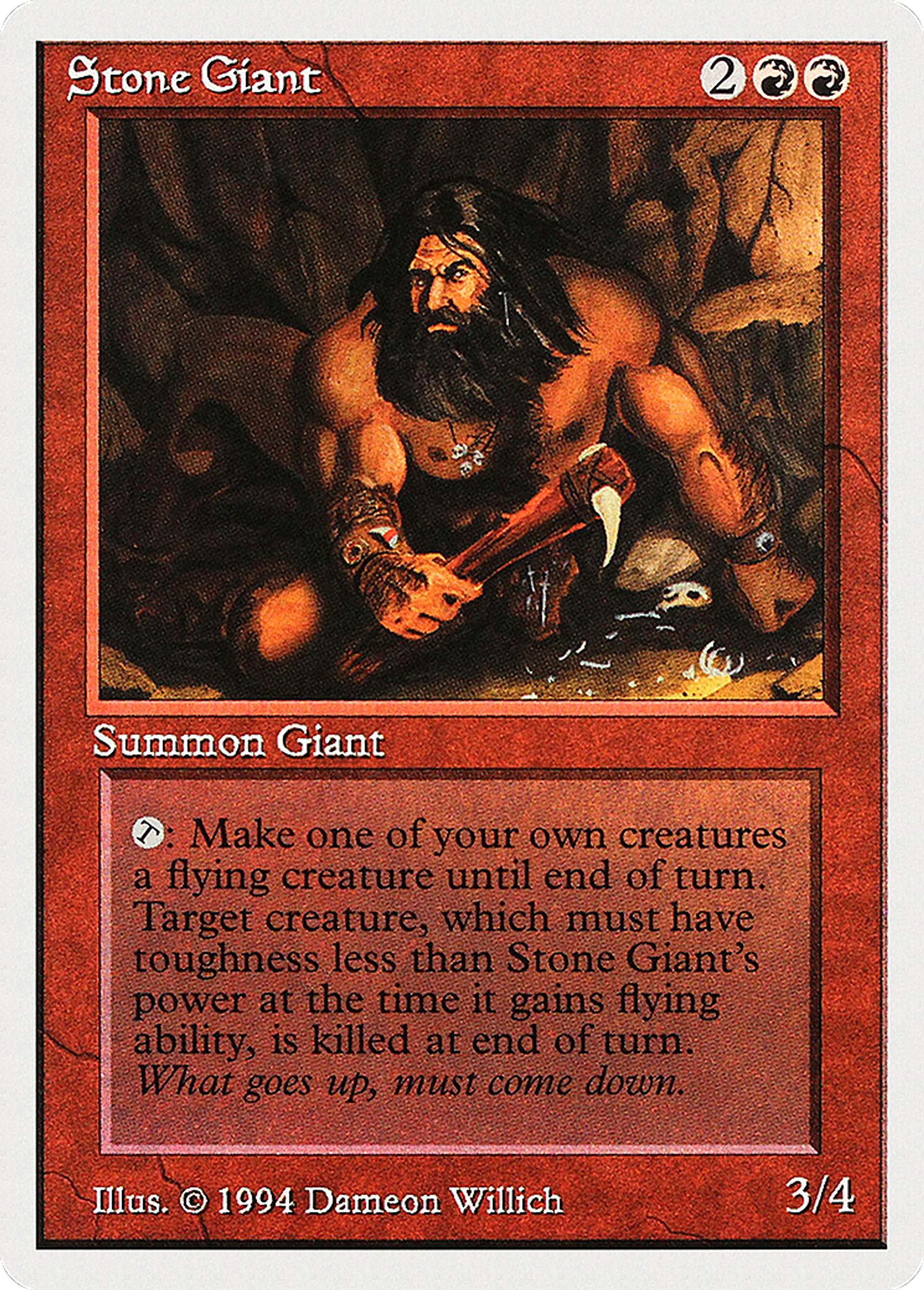 Stone Giant — Summer Magic / Edgar — Magic: The Gathering