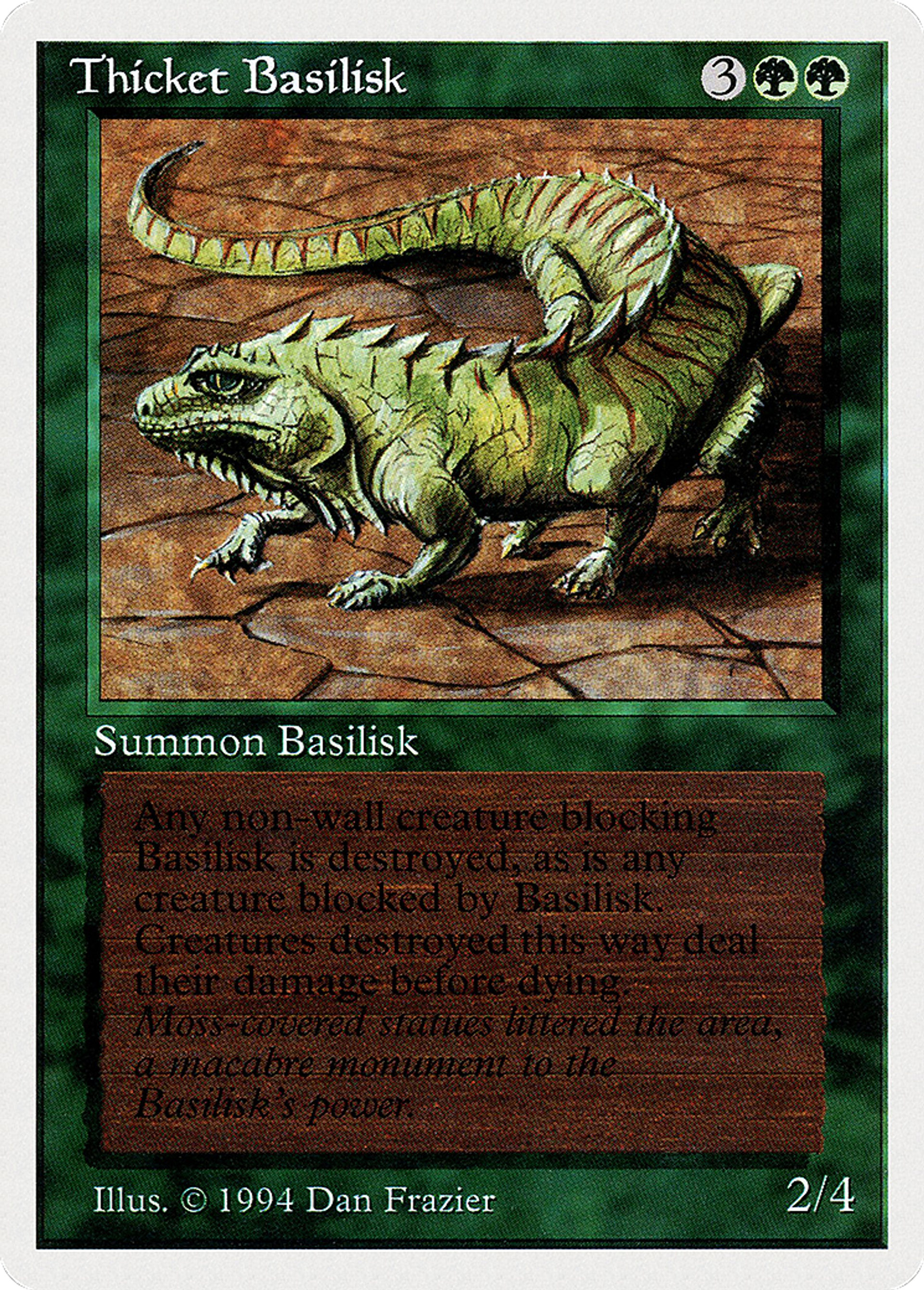 Basilic des halliers — Summer Magic / Edgar — Magic: The Gathering