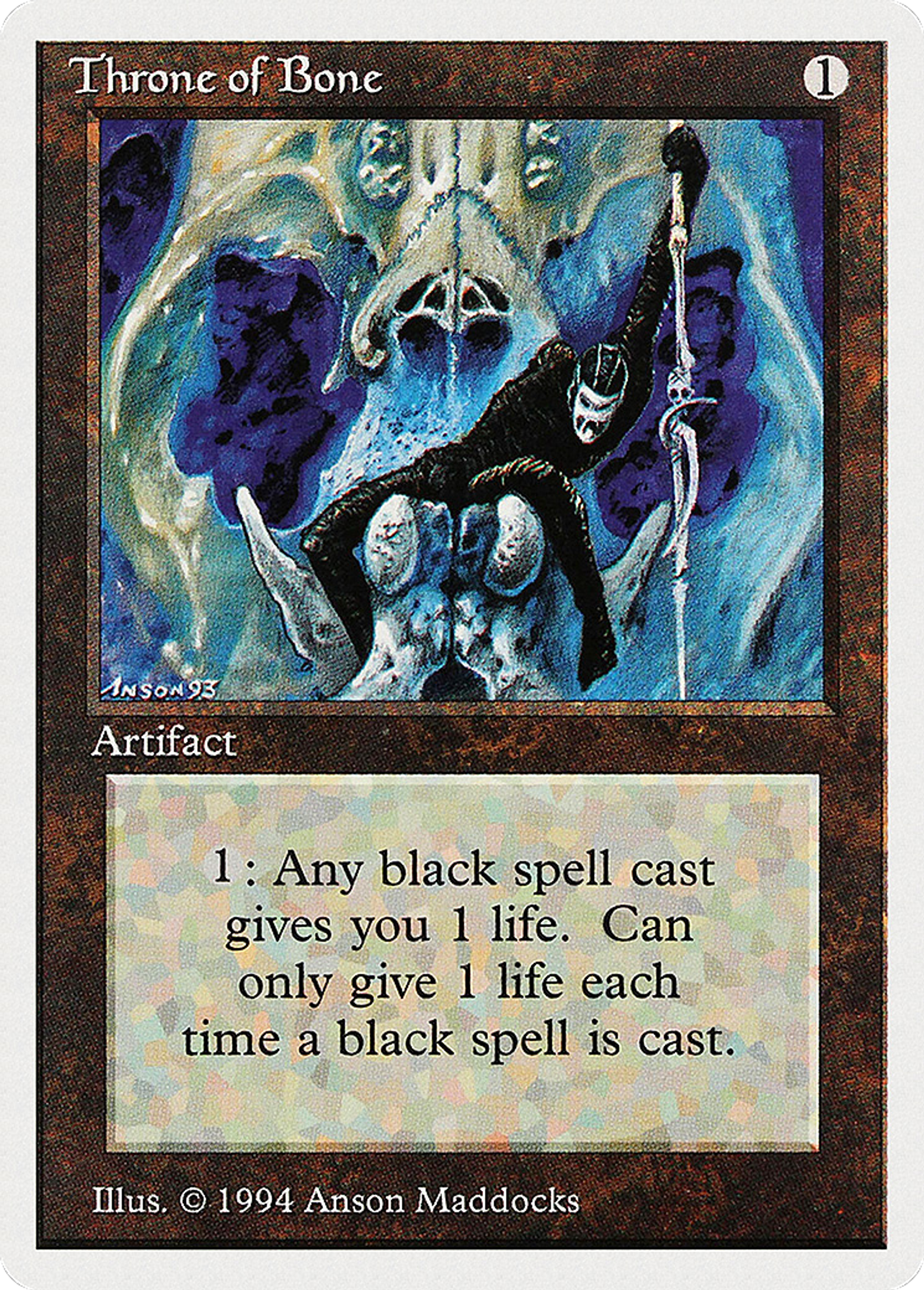 Trône d'os — Summer Magic / Edgar — Magic: The Gathering