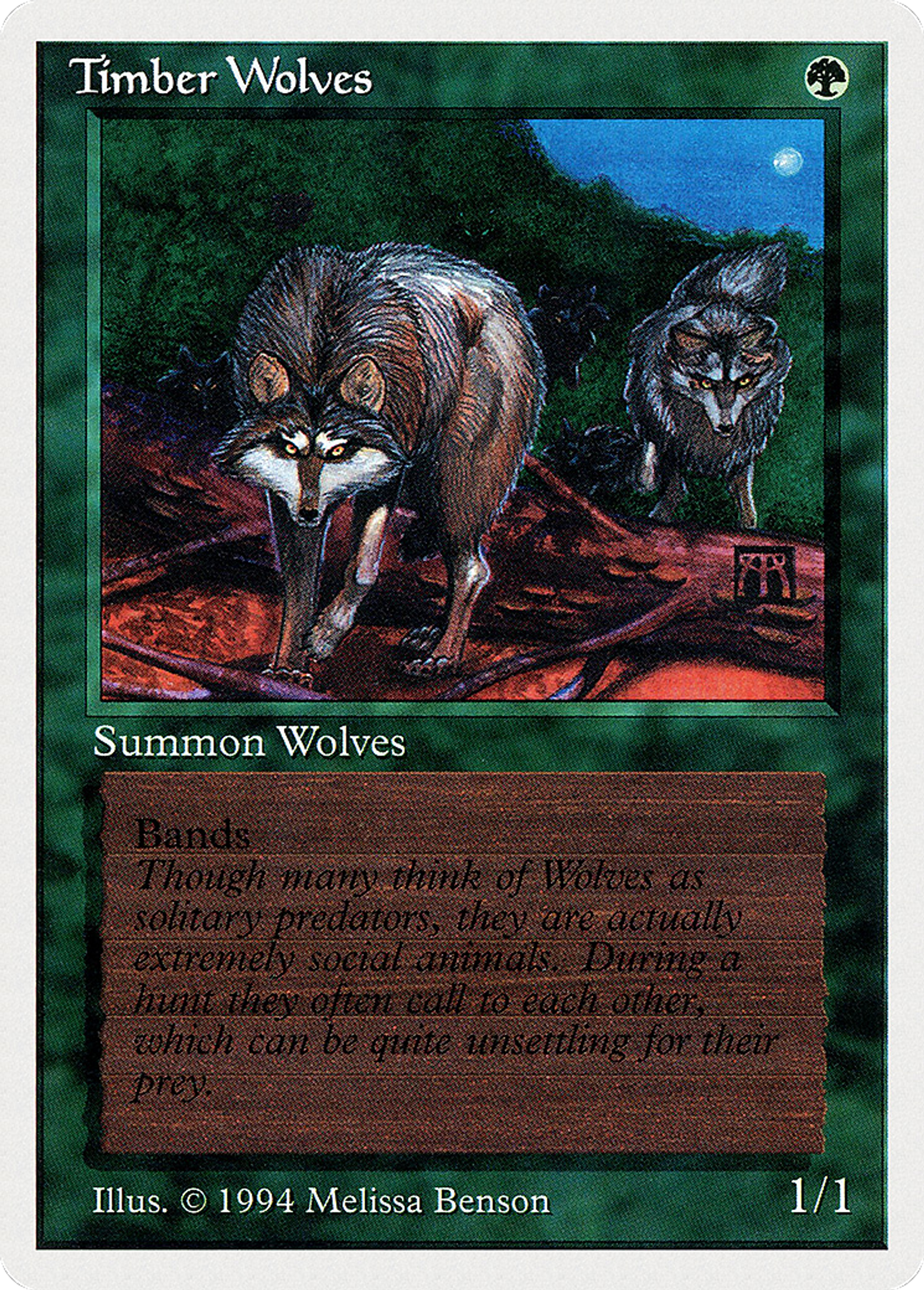 Loups des forêts — Summer Magic / Edgar — Magic: The Gathering
