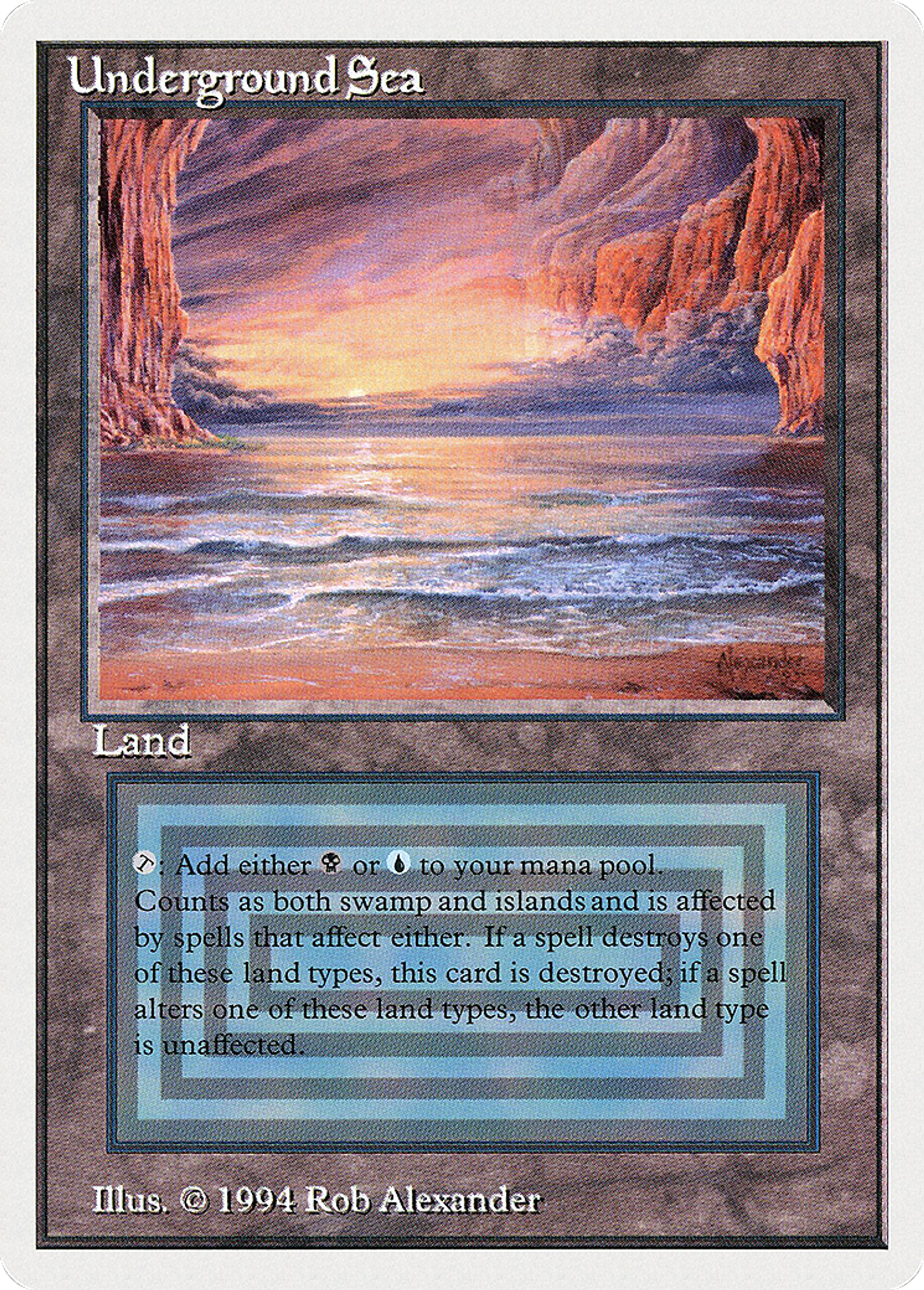 Underground Sea — Summer Magic / Edgar — Magic: The Gathering