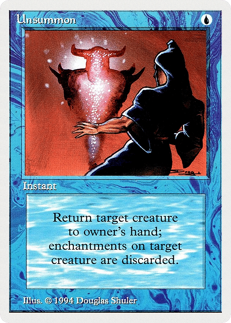 Unsummon — Summer Magic / Edgar — Magic: The Gathering