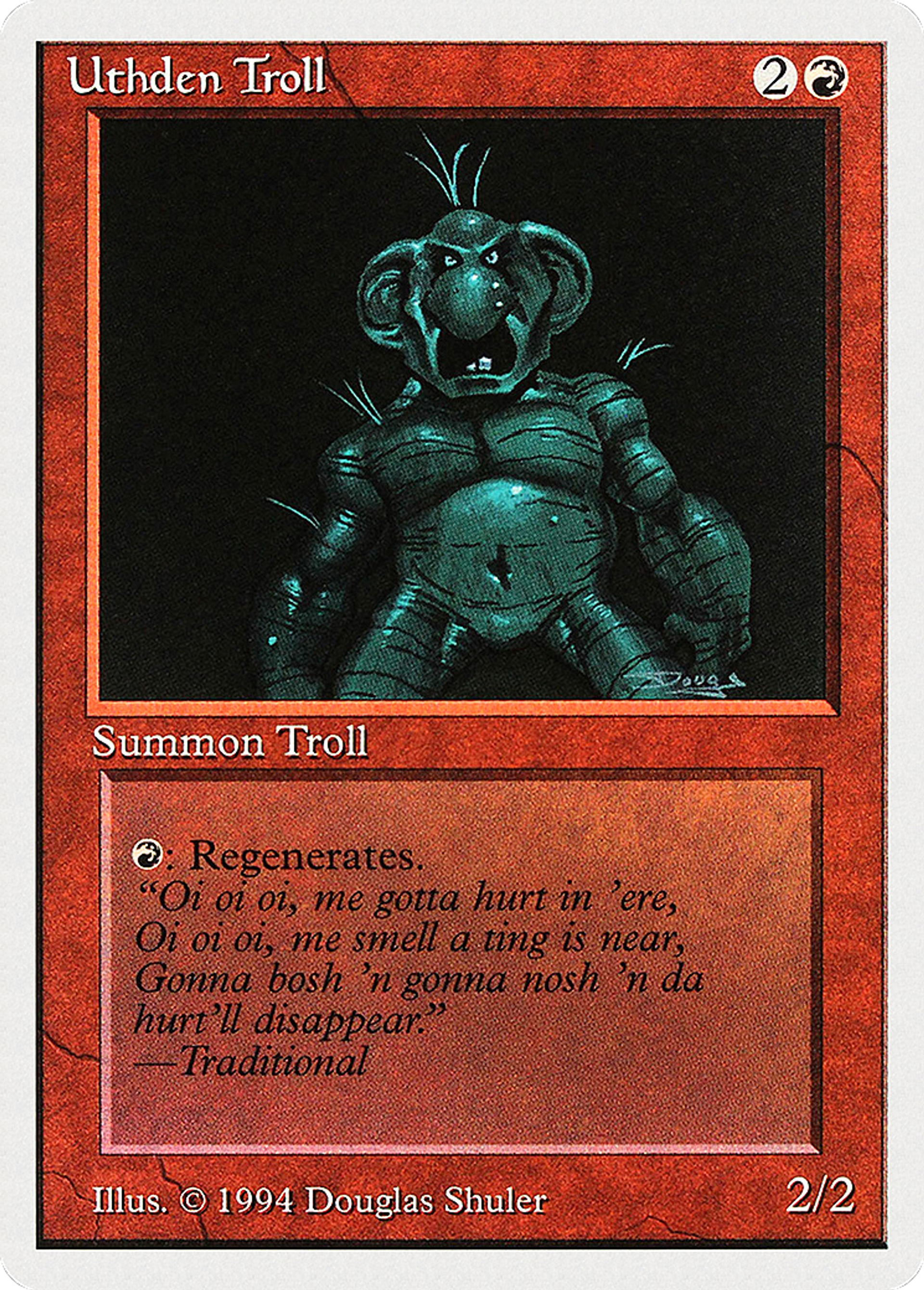 Uthden Troll — Summer Magic / Edgar — Magic: The Gathering