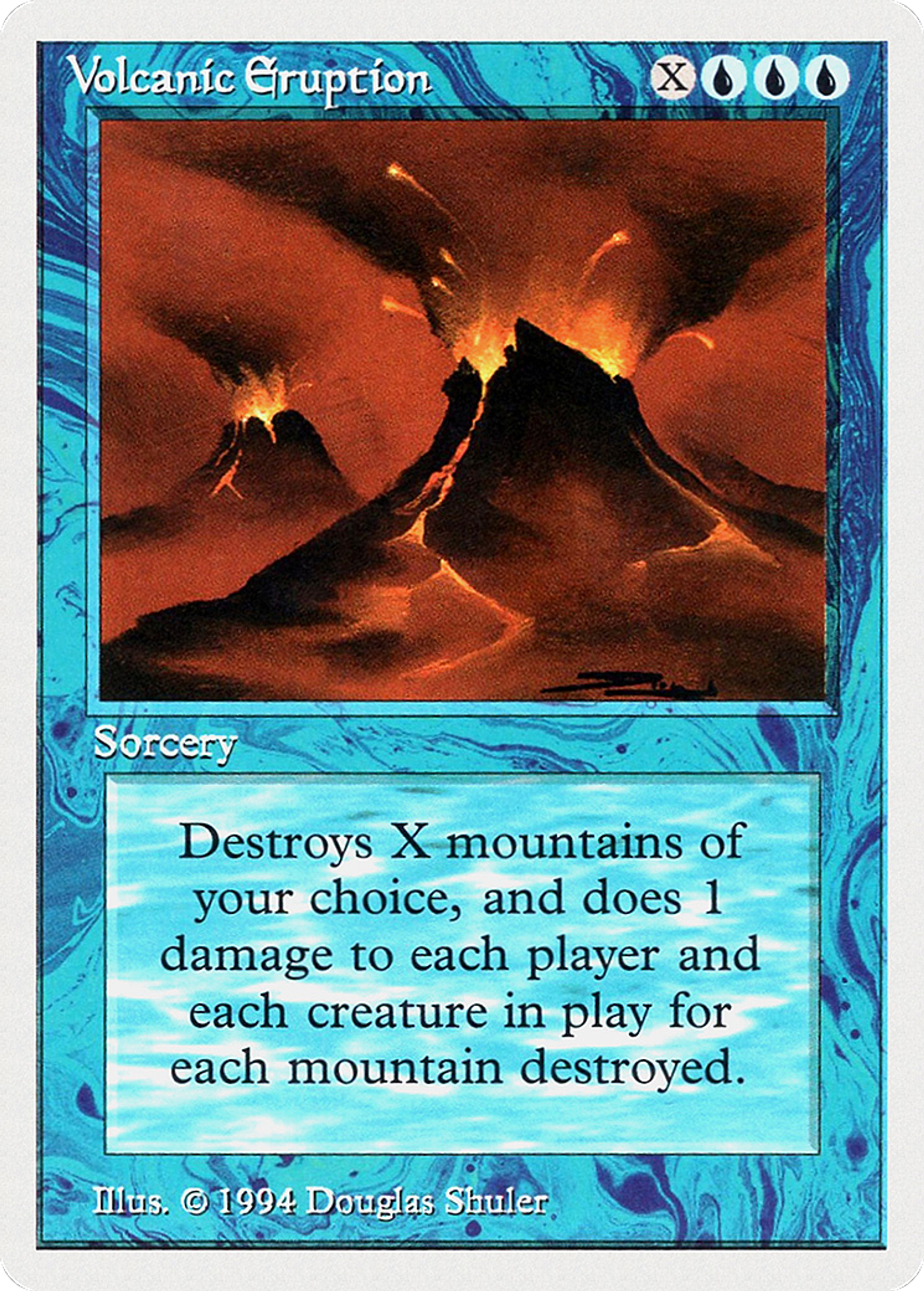 Volcanic Eruption — Summer Magic / Edgar — Magic: The Gathering