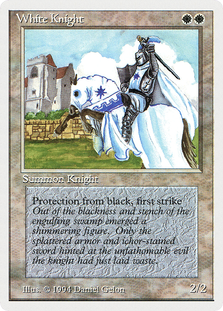 White Knight — Summer Magic / Edgar — Magic: The Gathering