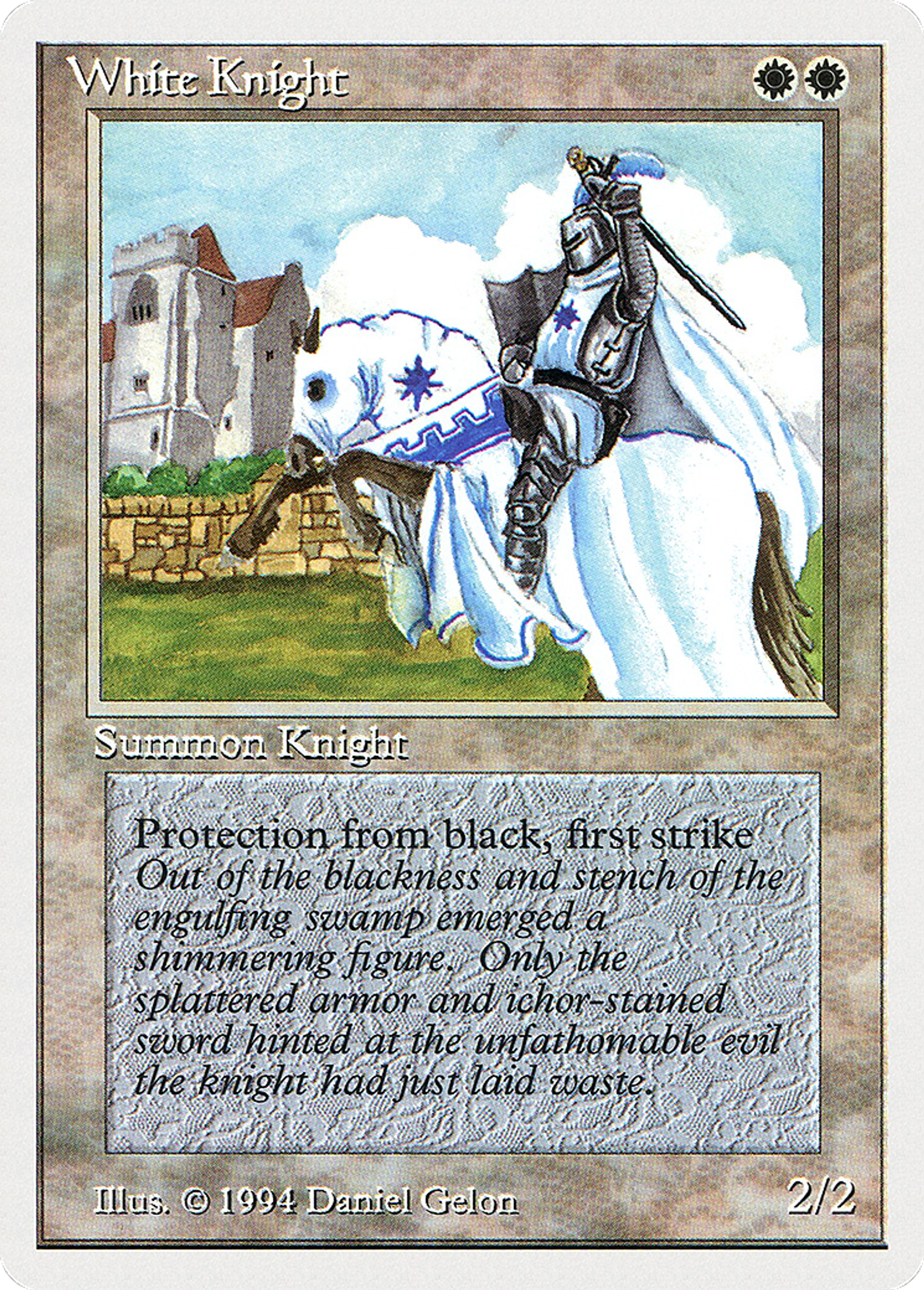 White Knight — Summer Magic / Edgar — Magic: The Gathering