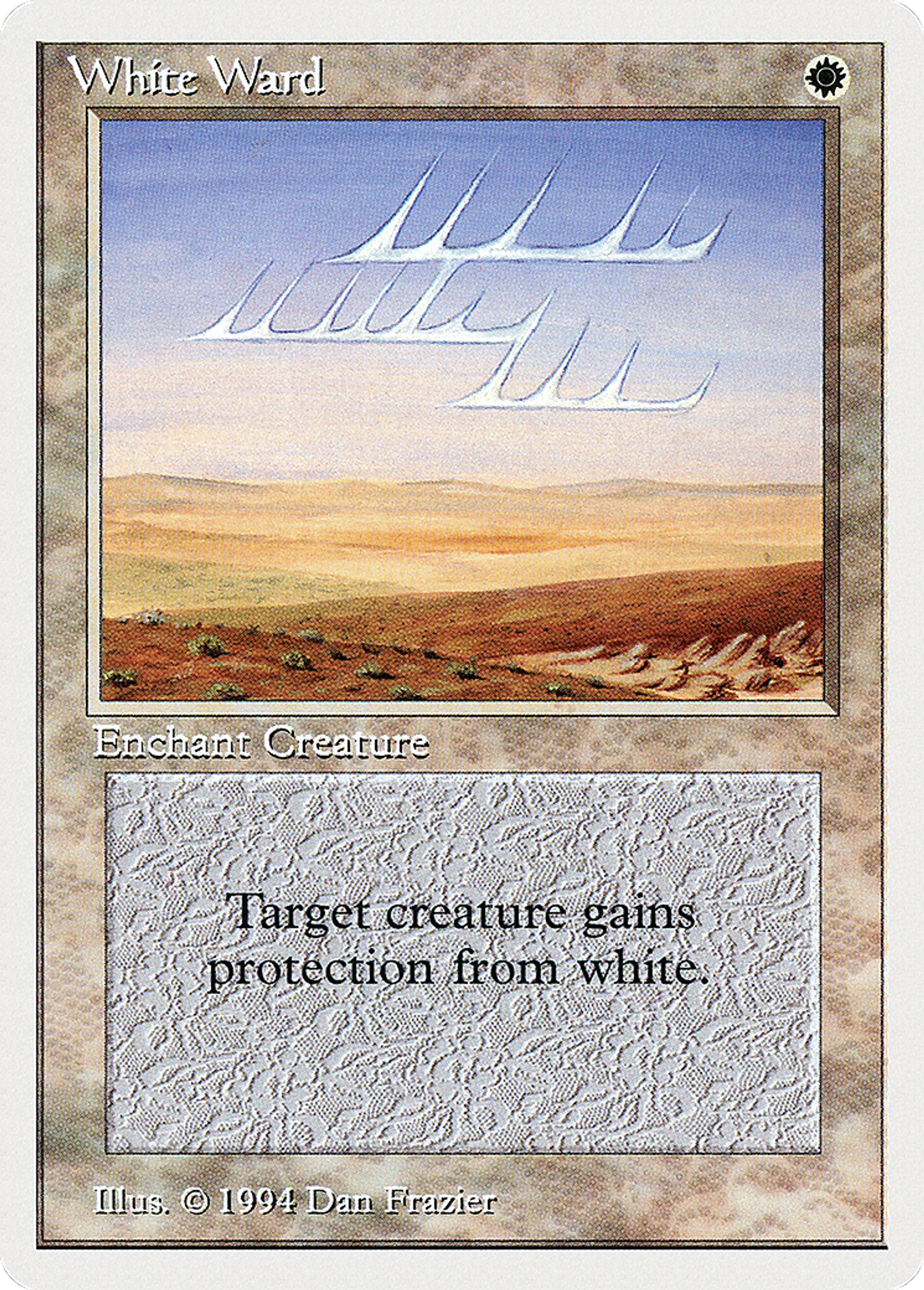 White Ward — Summer Magic / Edgar — Magic: The Gathering