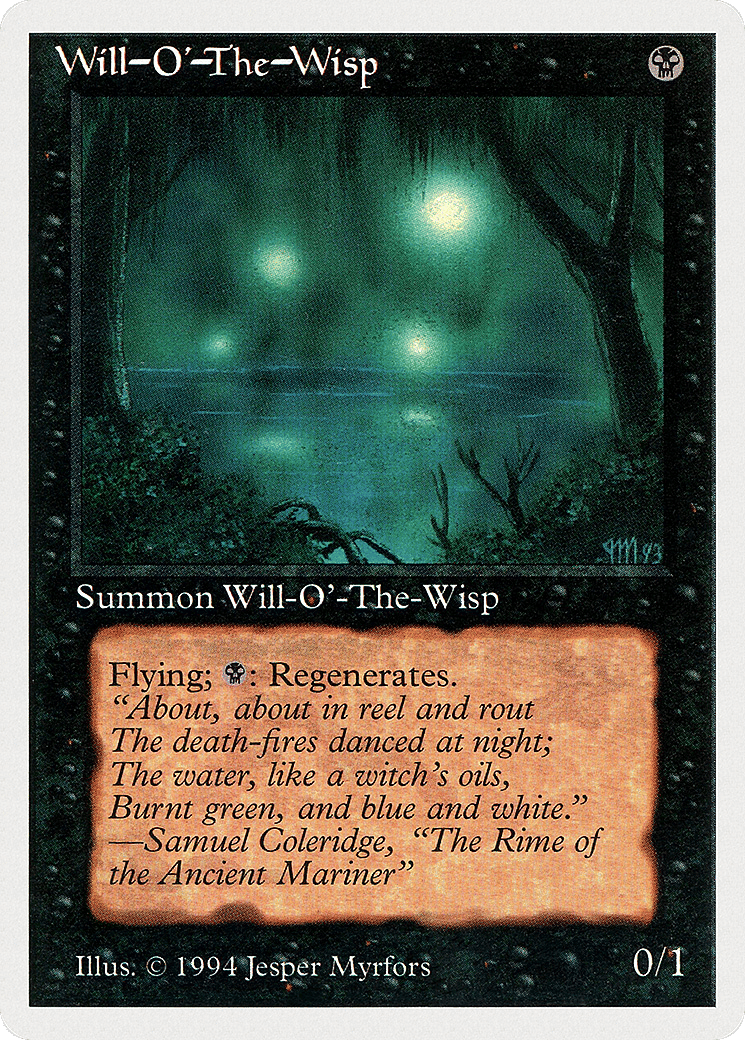 Will-o'-the-Wisp — Summer Magic / Edgar — Magic: The Gathering