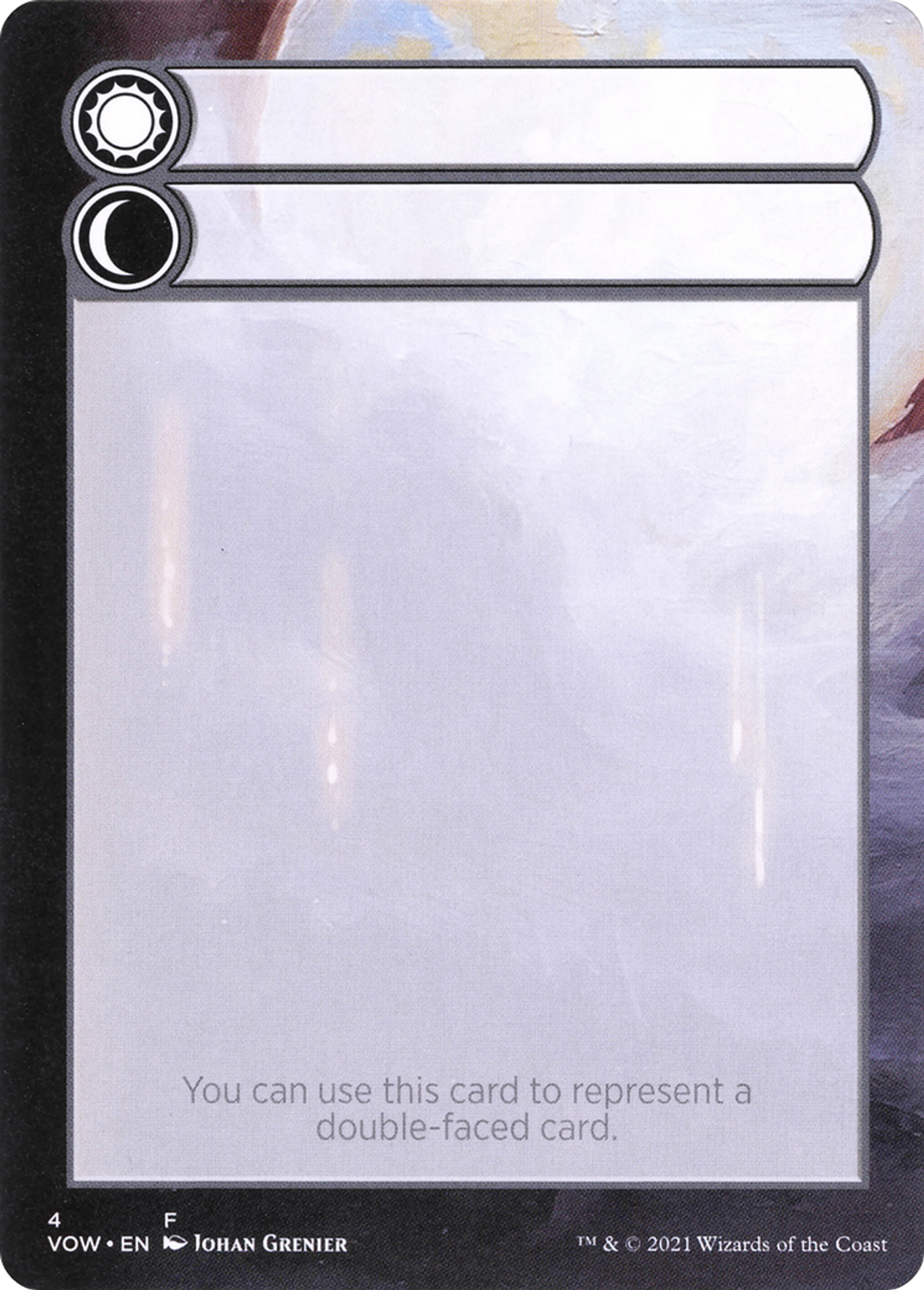 Double-Faced Substitute Card — Innistrad: Crimson Vow Substitute Cards — Magic: The Gathering
