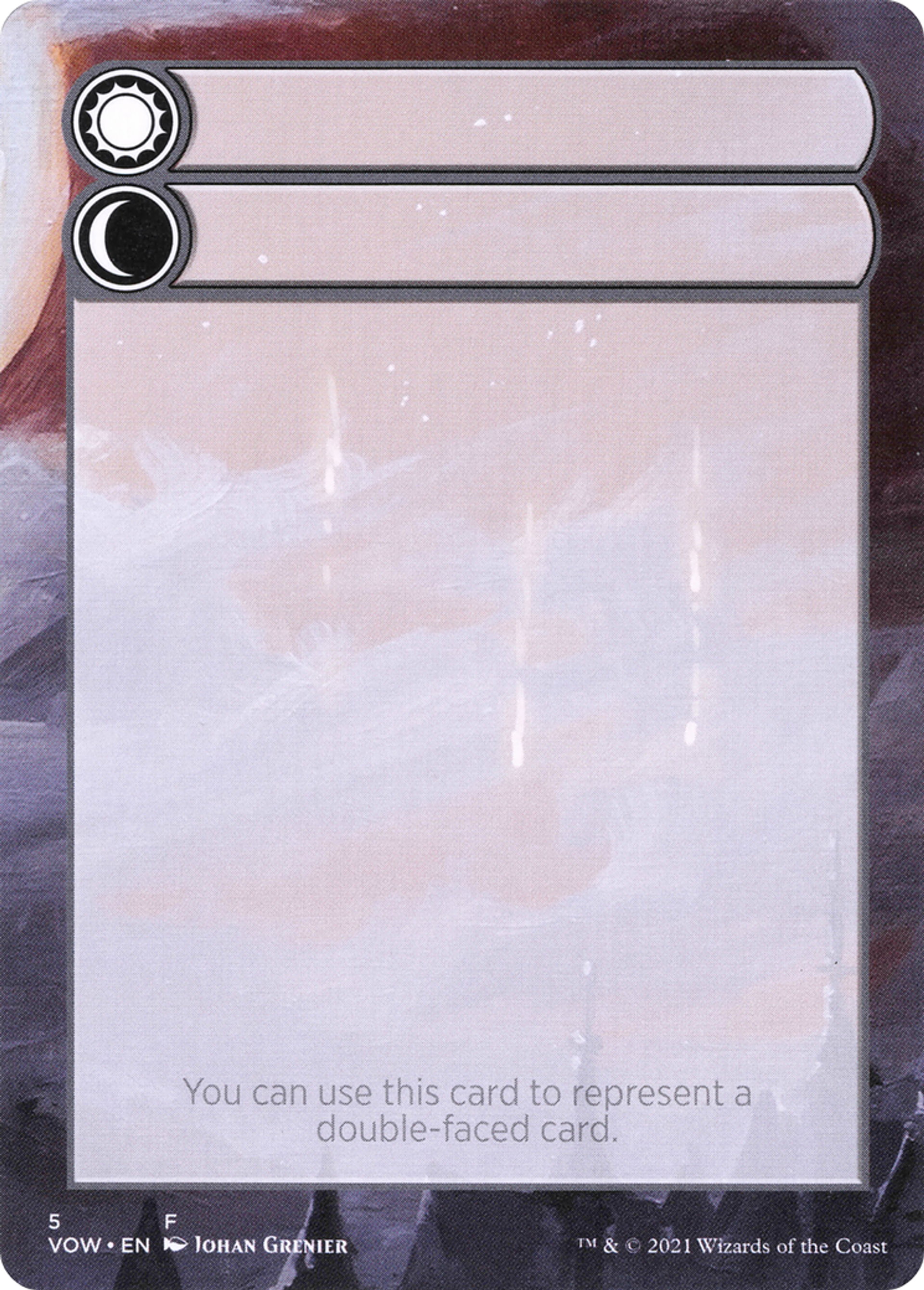 Double-Faced Substitute Card — Innistrad: Crimson Vow Substitute Cards — Magic: The Gathering