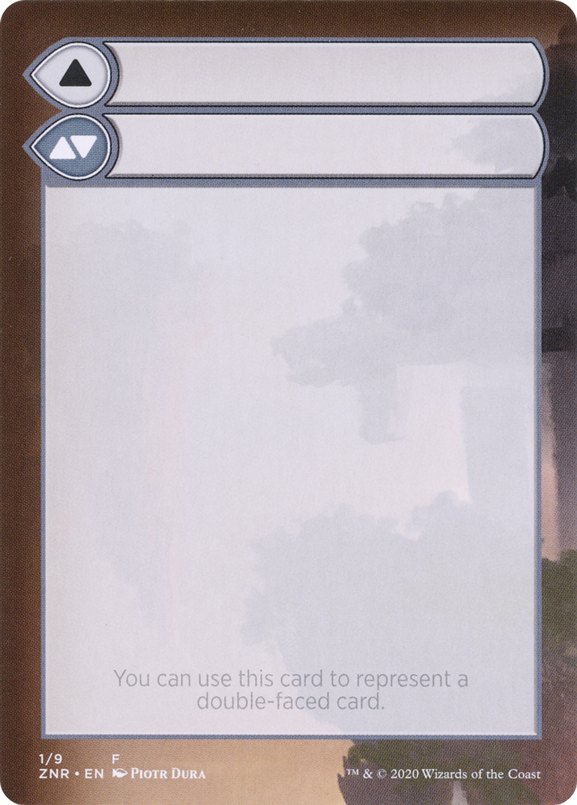 Double-Faced Substitute Card — Zendikar Rising Substitute Cards — Magic: The Gathering