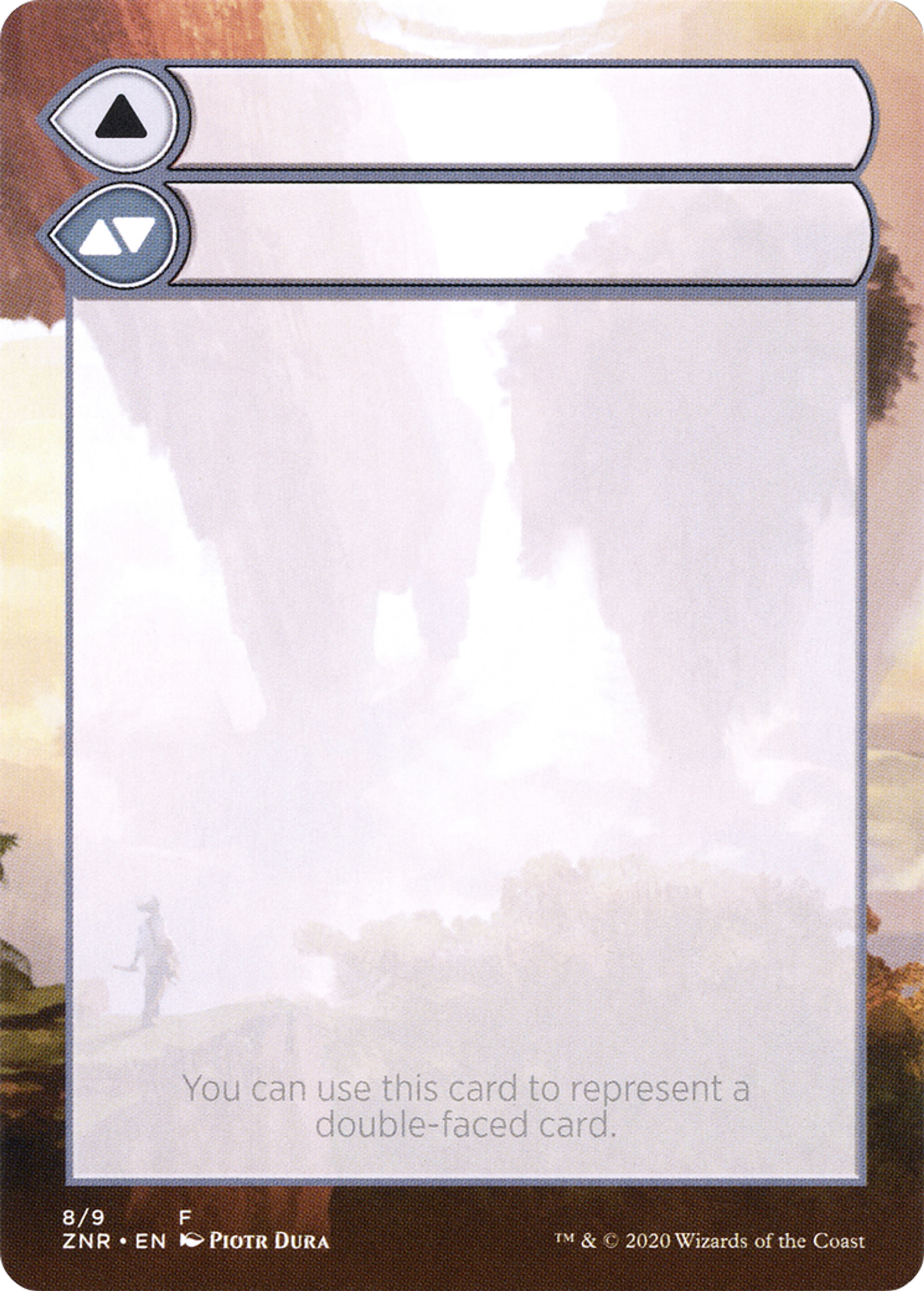 Double-Faced Substitute Card — Zendikar Rising Substitute Cards — Magic: The Gathering