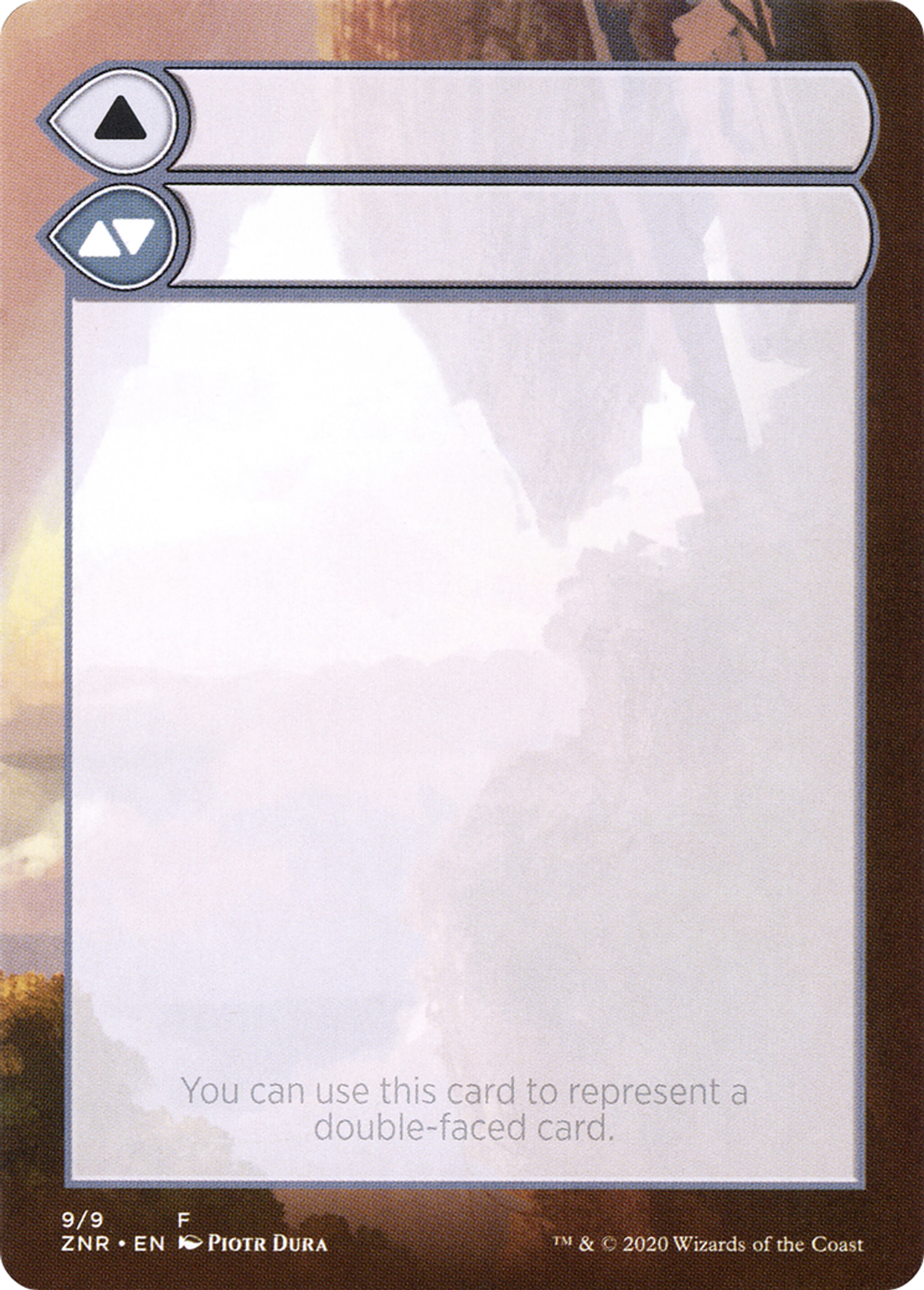 Double-Faced Substitute Card — Zendikar Rising Substitute Cards — Magic: The Gathering