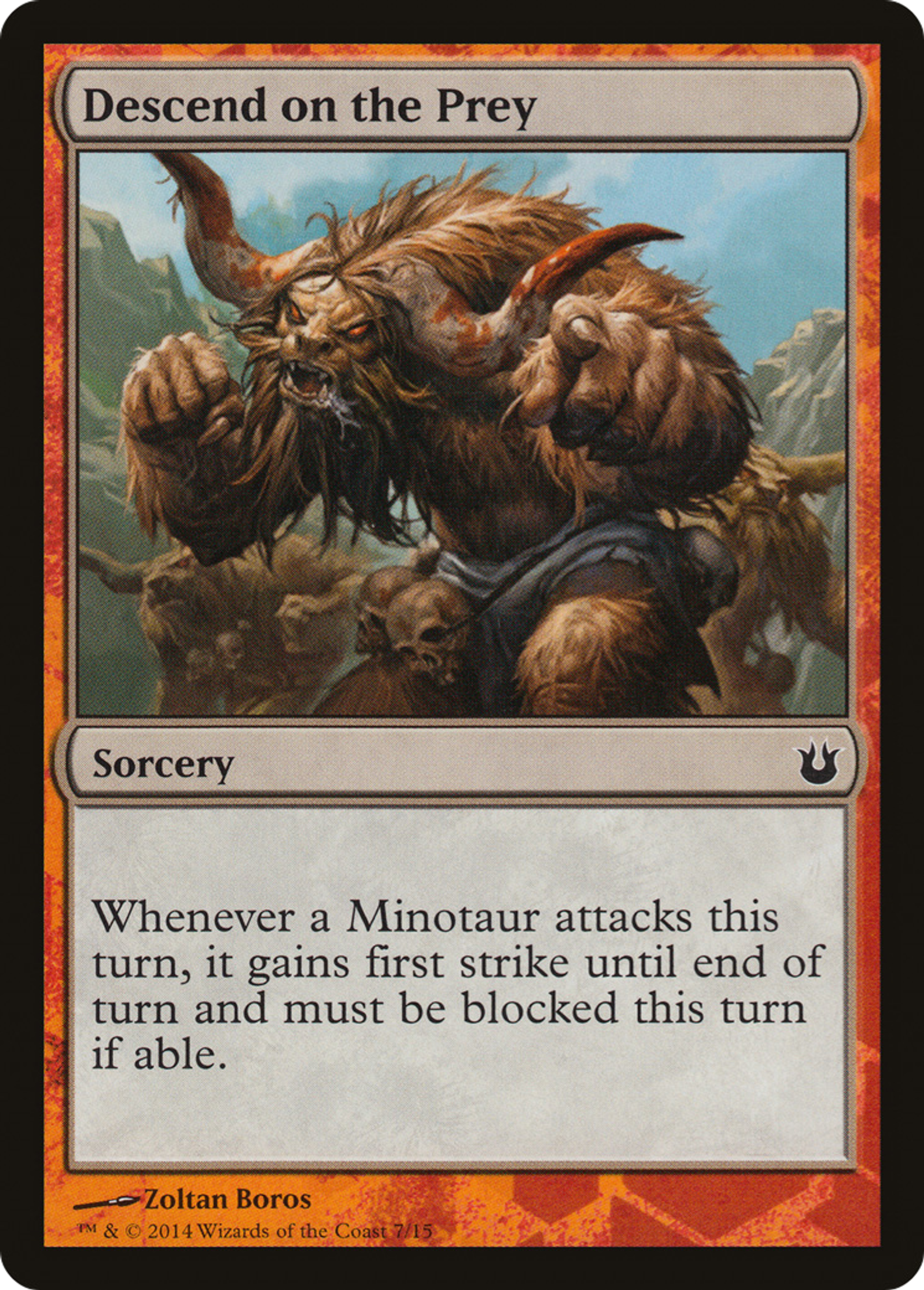 Descend on the Prey — Battle the Horde — Magic: The Gathering