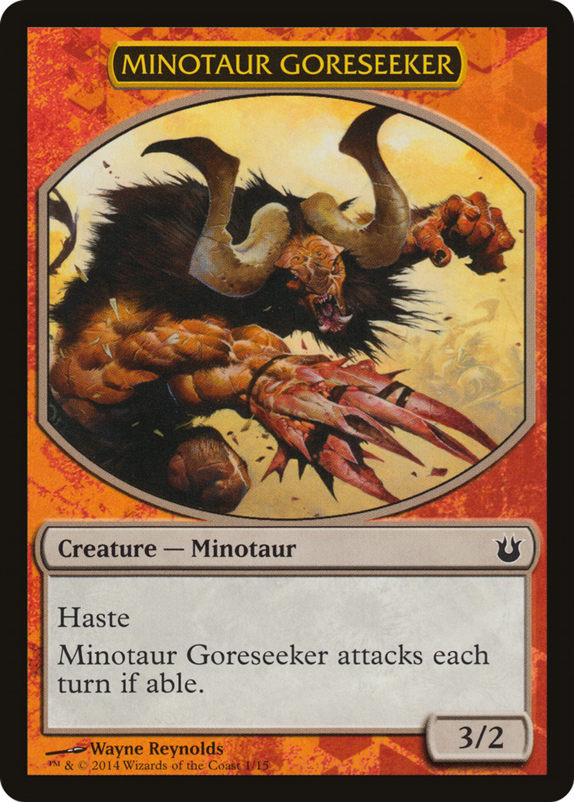 Minotaur Goreseeker — Battle the Horde — Magic: The Gathering