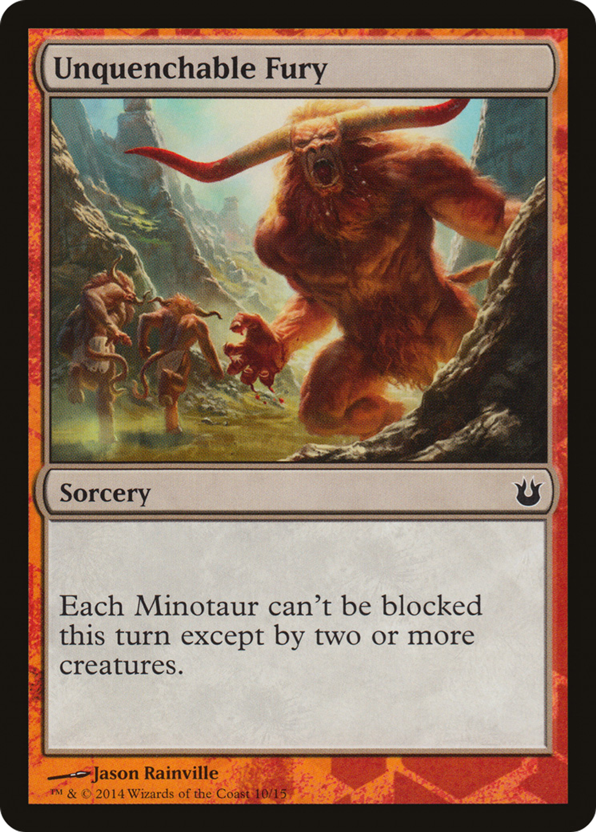 Unquenchable Fury — Battle the Horde — Magic: The Gathering