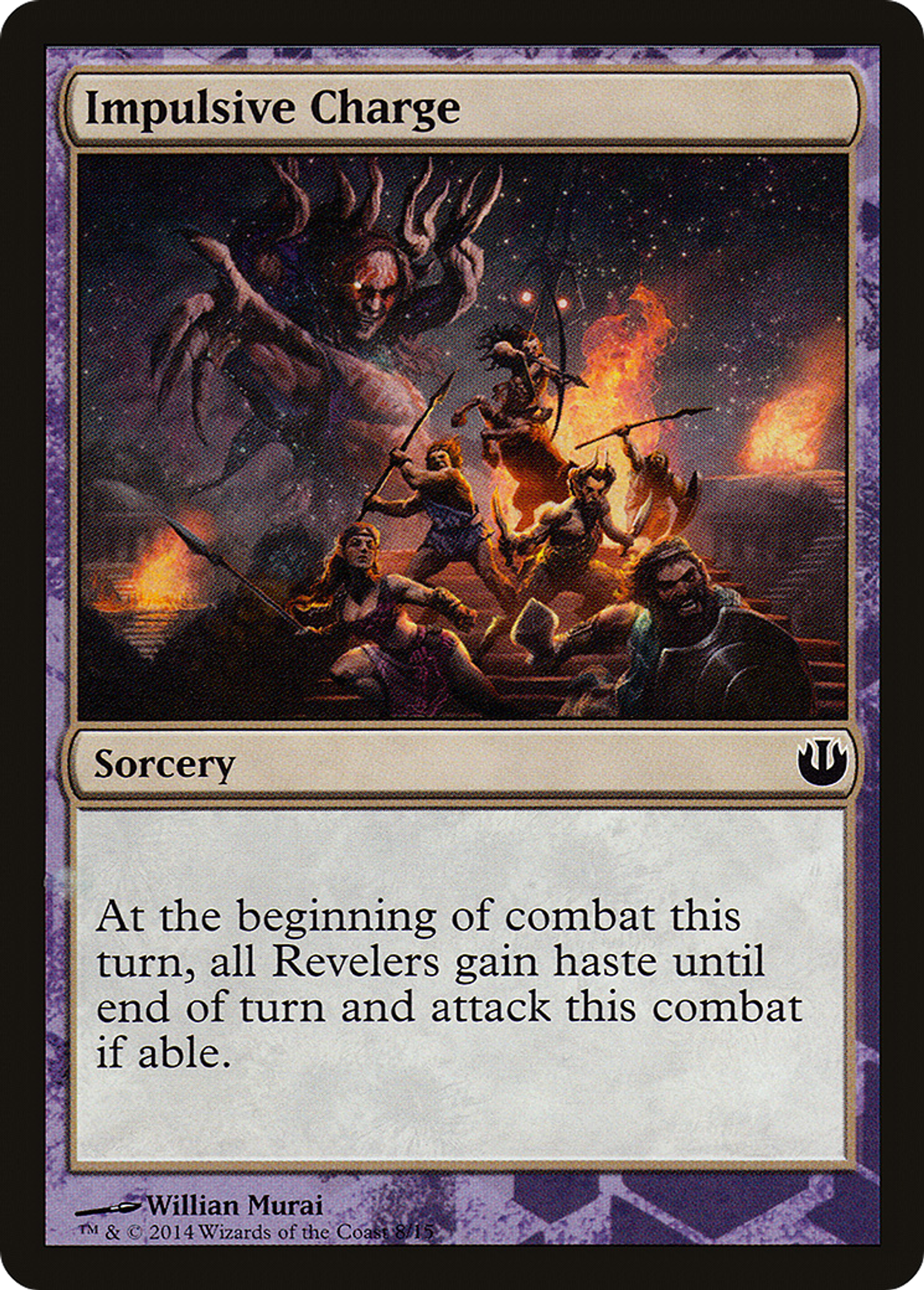 Impulsive Charge — Defeat a God — Magic: The Gathering