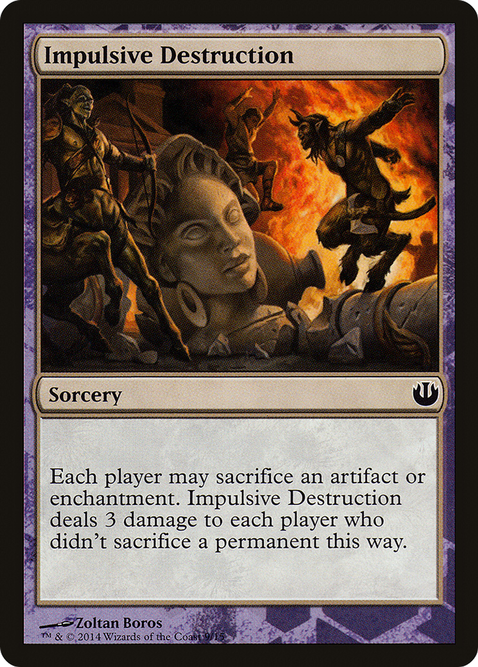 Impulsive Destruction — Defeat a God — Magic: The Gathering