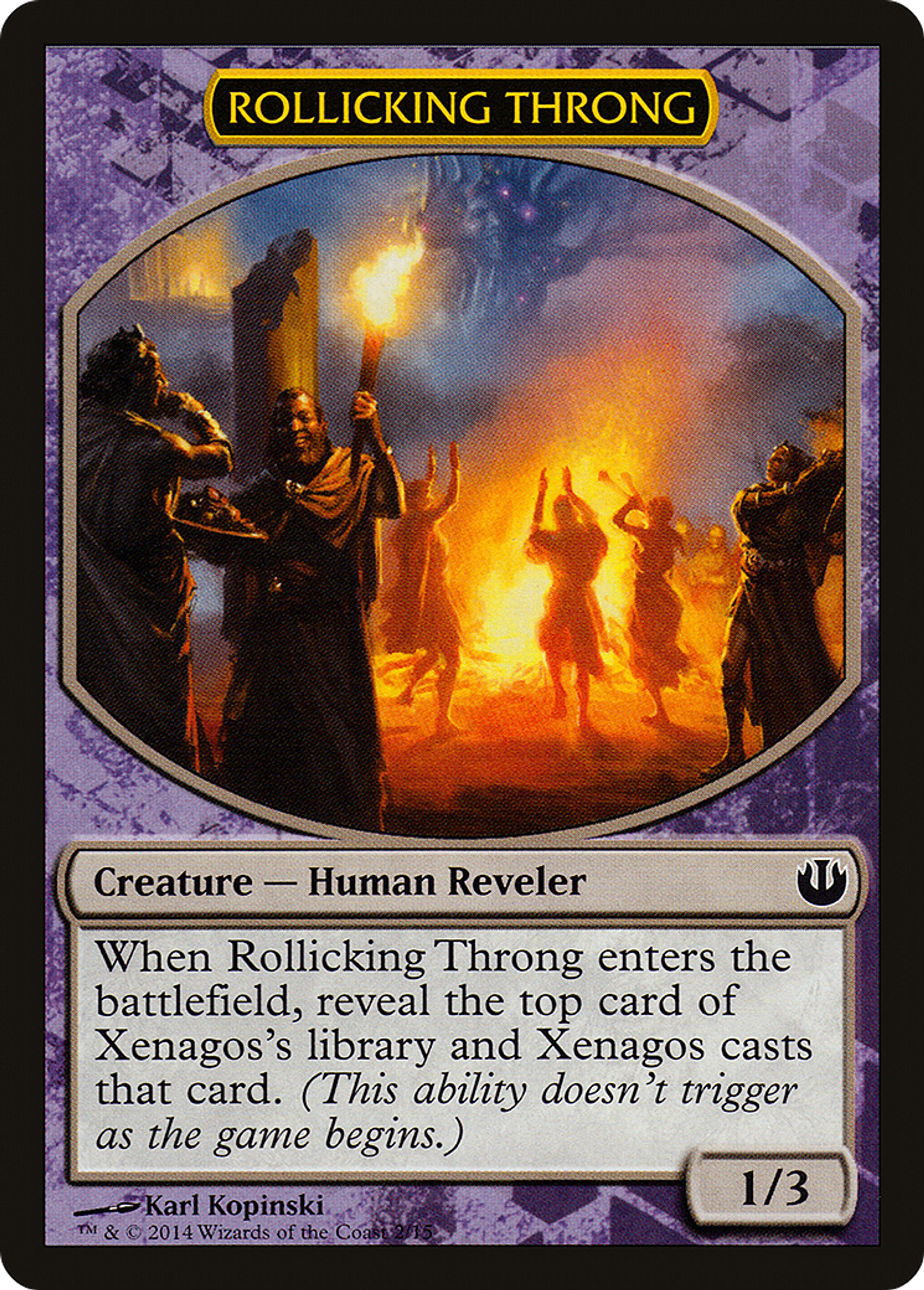 Rollicking Throng — Defeat a God — Magic: The Gathering