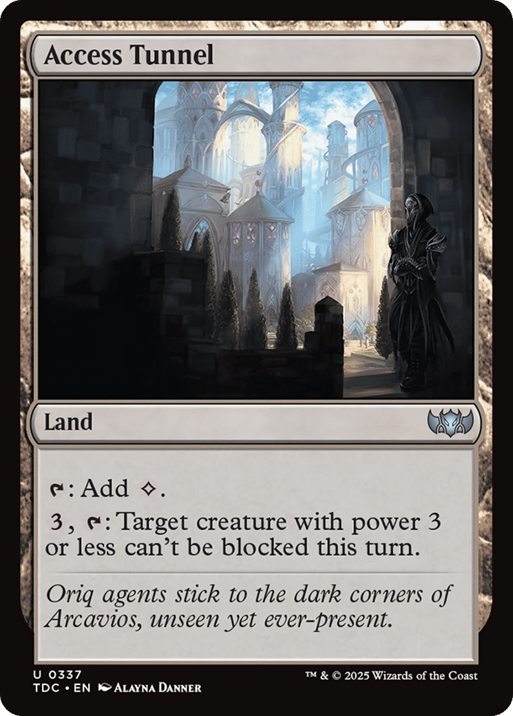 Access Tunnel — Tarkir: Dragonstorm Commander — Magic: The Gathering