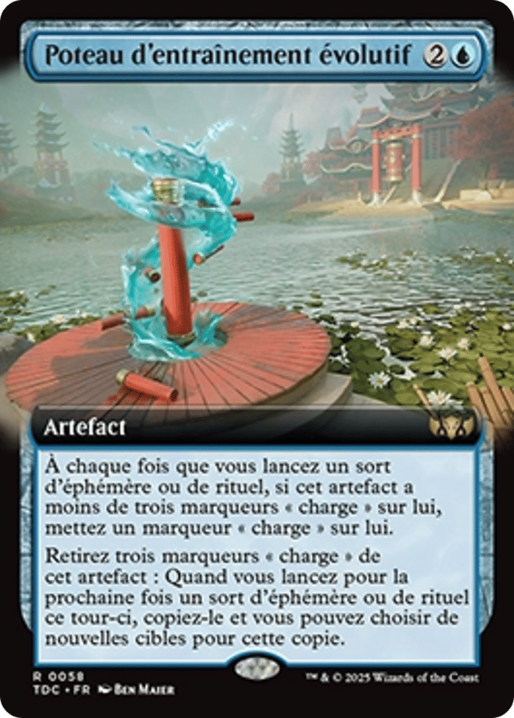 Poteau d'entraînement évolutif — Tarkir: Dragonstorm Commander — Magic: The Gathering