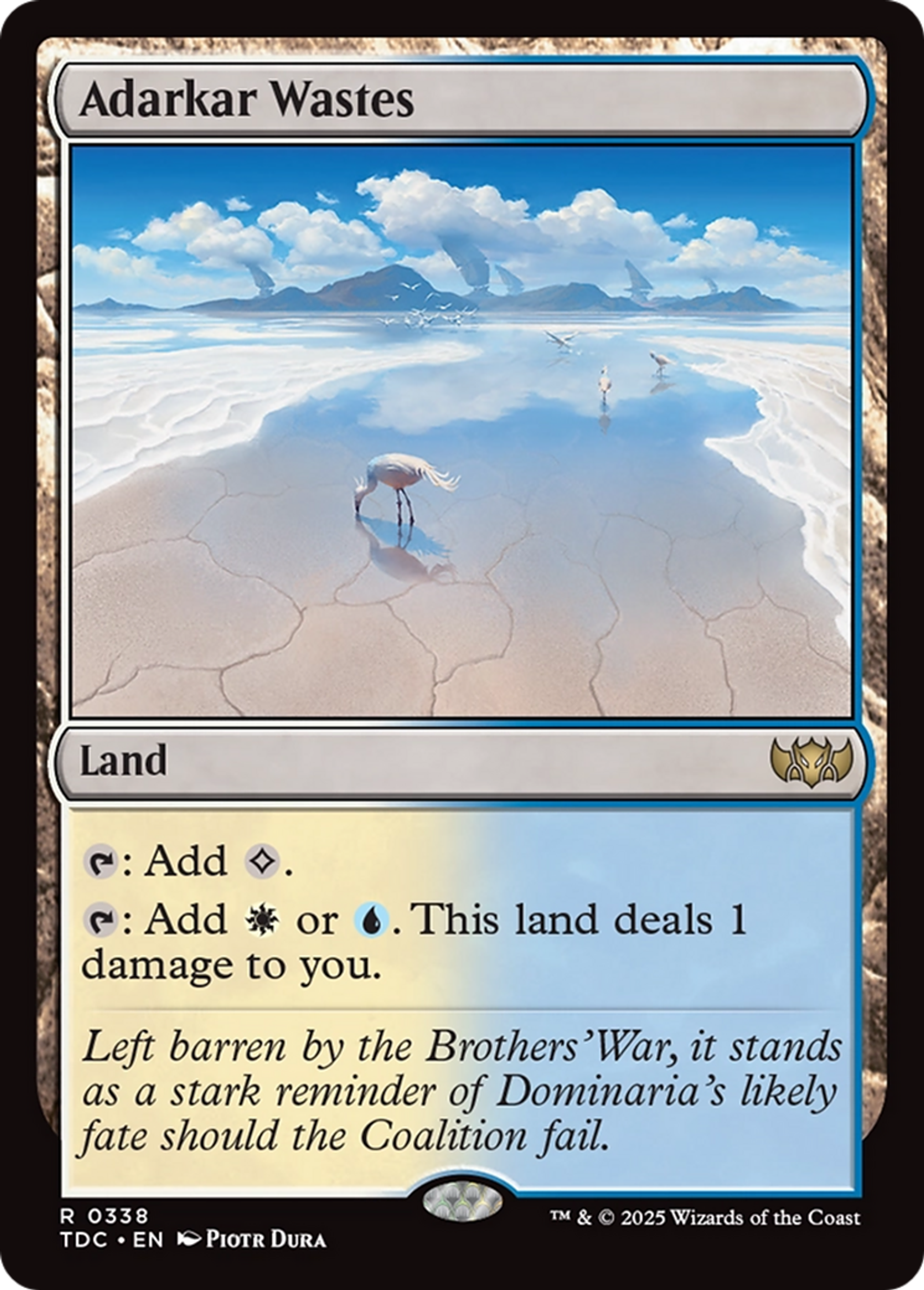 Landes d'Adarkar — Tarkir: Dragonstorm Commander — Magic: The Gathering