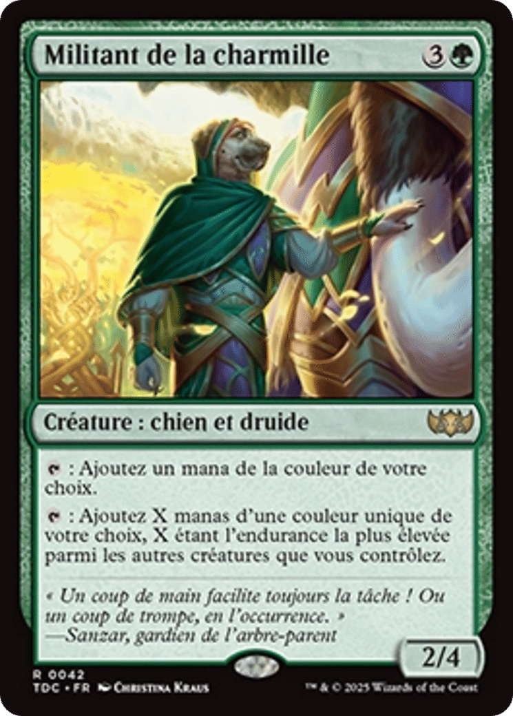 Militant de la charmille — Tarkir: Dragonstorm Commander — Magic: The Gathering