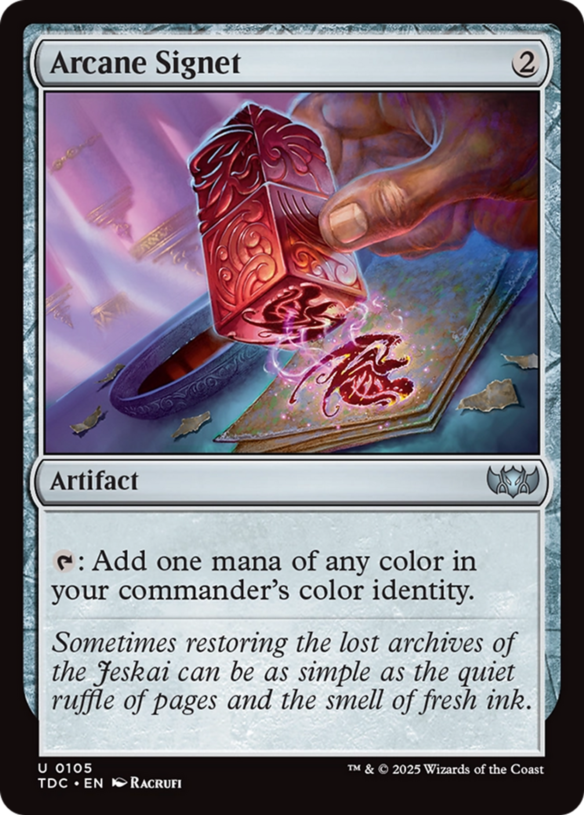 Arcane Signet — Tarkir: Dragonstorm Commander — Magic: The Gathering