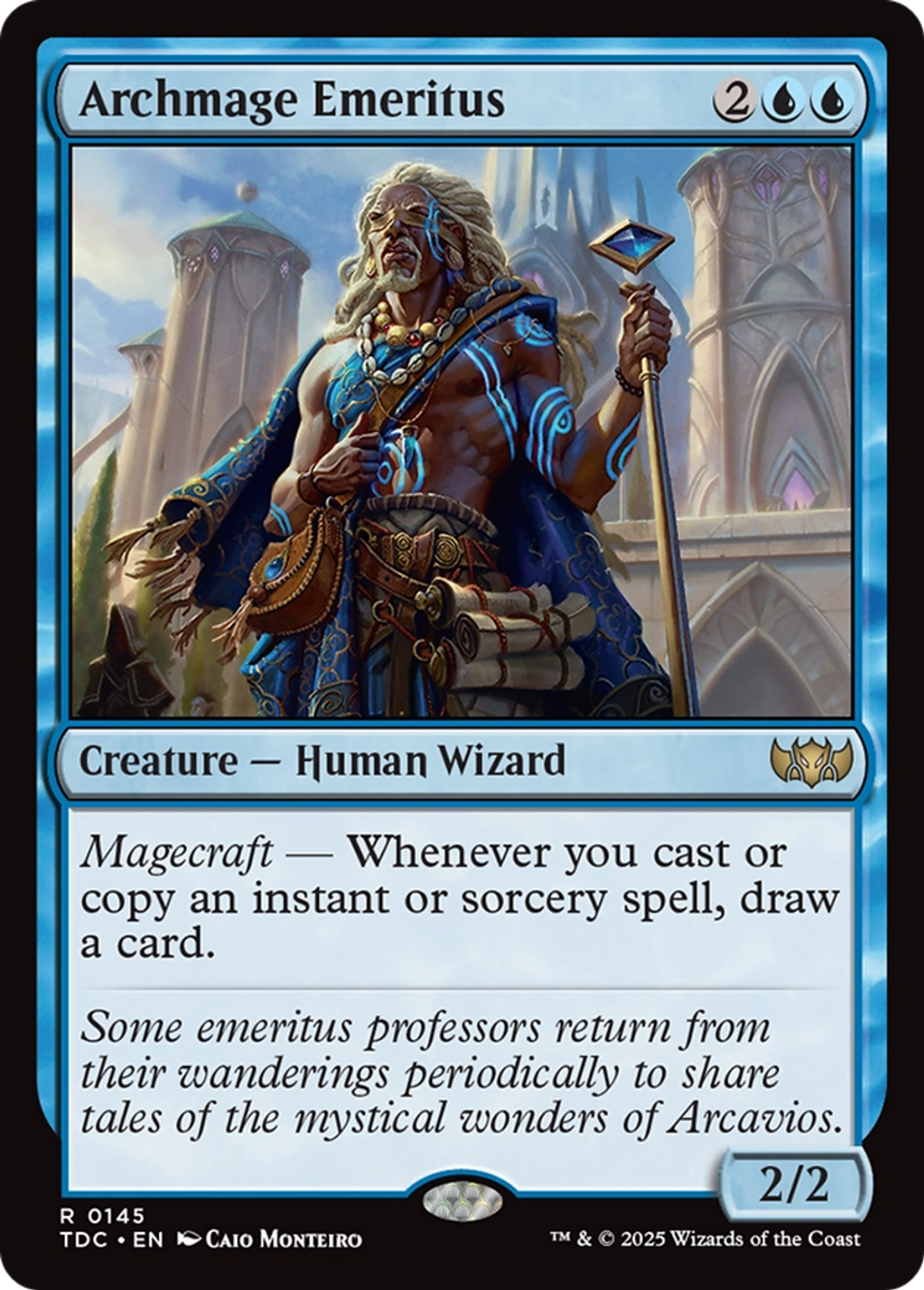 Archimage émérite — Tarkir: Dragonstorm Commander — Magic: The Gathering