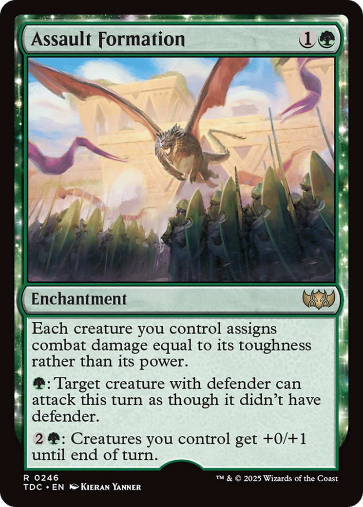 Assault Formation — Tarkir: Dragonstorm Commander — Magic: The Gathering