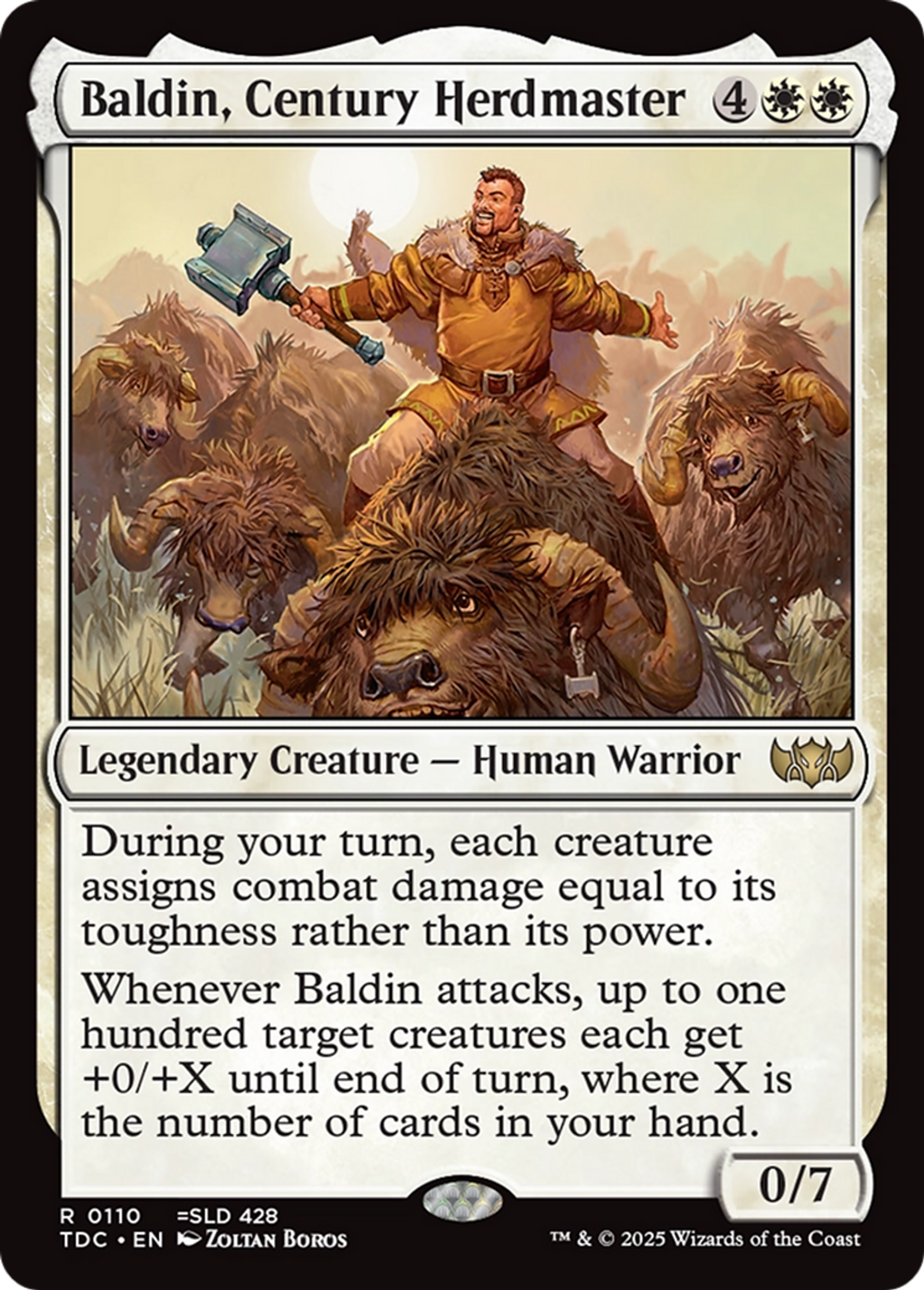 Baldin, Century Herdmaster — Tarkir: Dragonstorm Commander — Magic: The Gathering