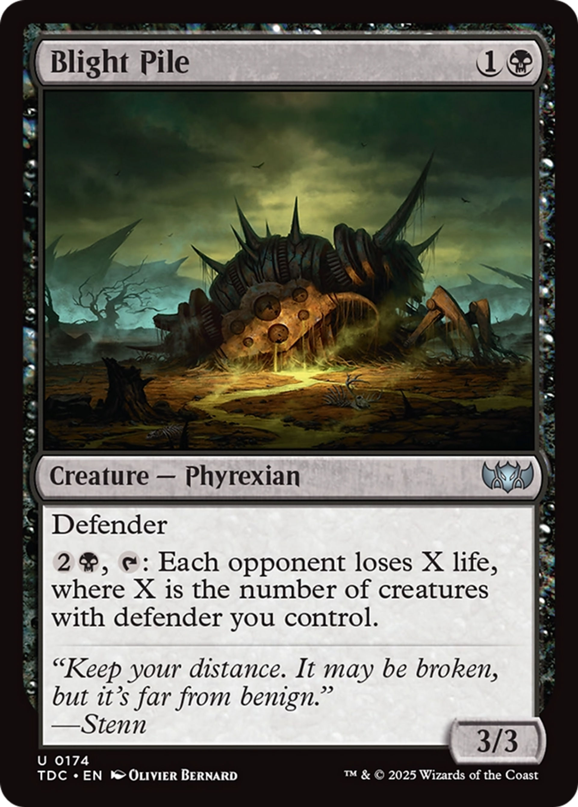 Blight Pile — Tarkir: Dragonstorm Commander — Magic: The Gathering