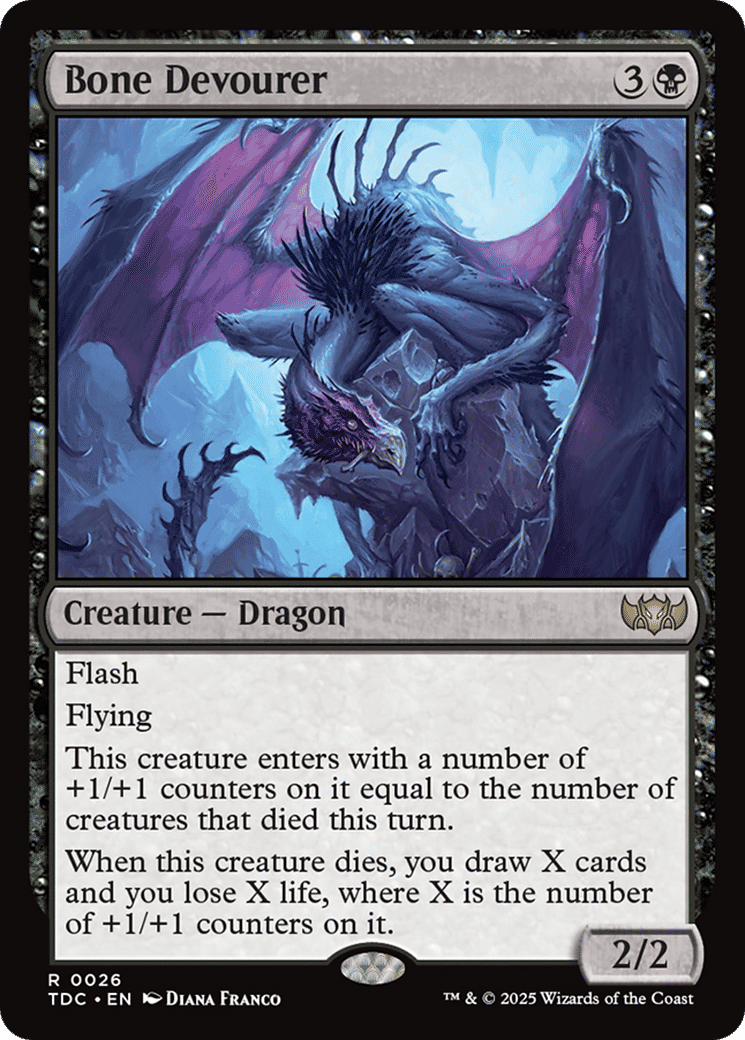 Bone Devourer — Tarkir: Dragonstorm Commander — Magic: The Gathering