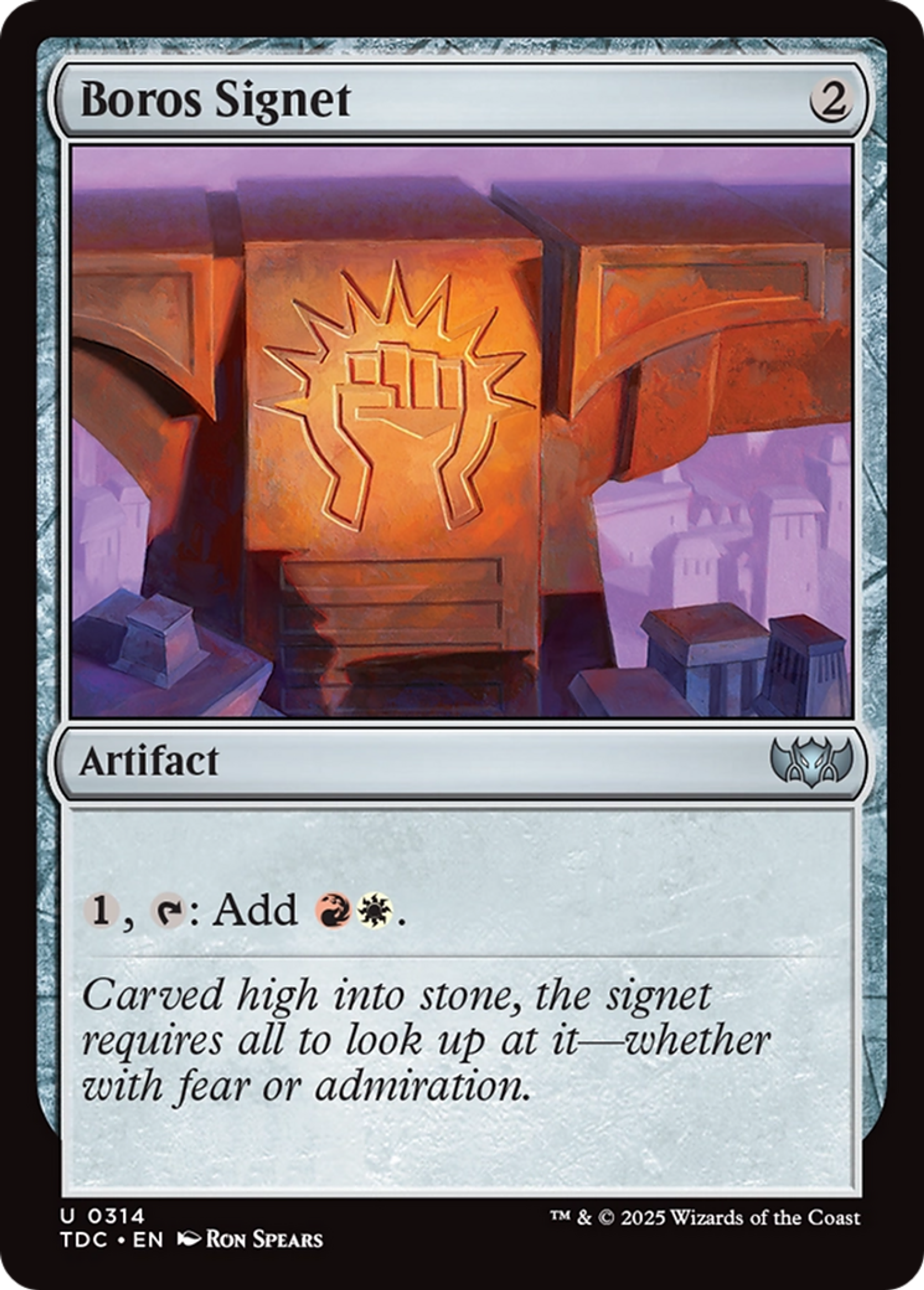 Boros Signet — Tarkir: Dragonstorm Commander — Magic: The Gathering