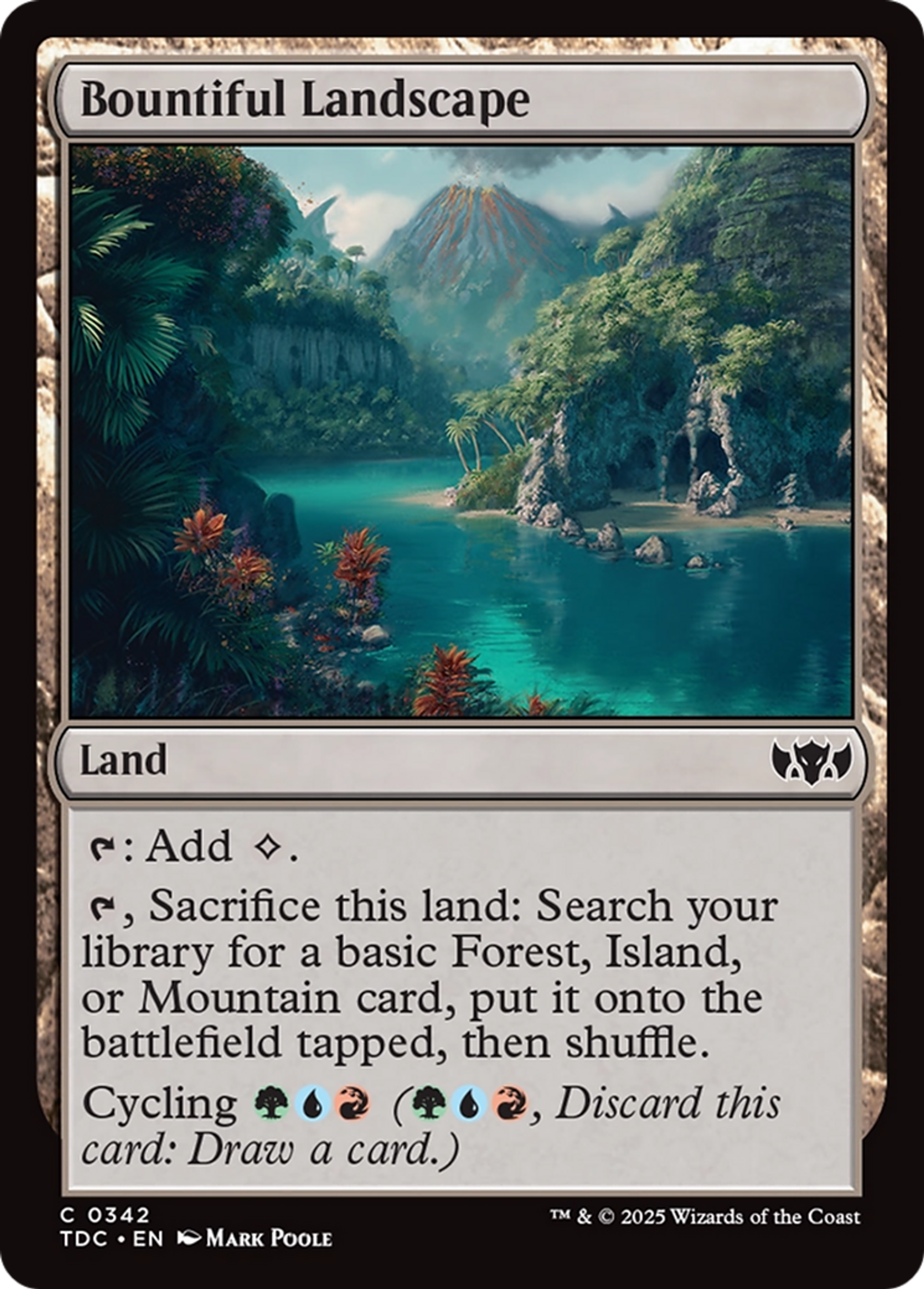 Paysage généreux — Tarkir: Dragonstorm Commander — Magic: The Gathering