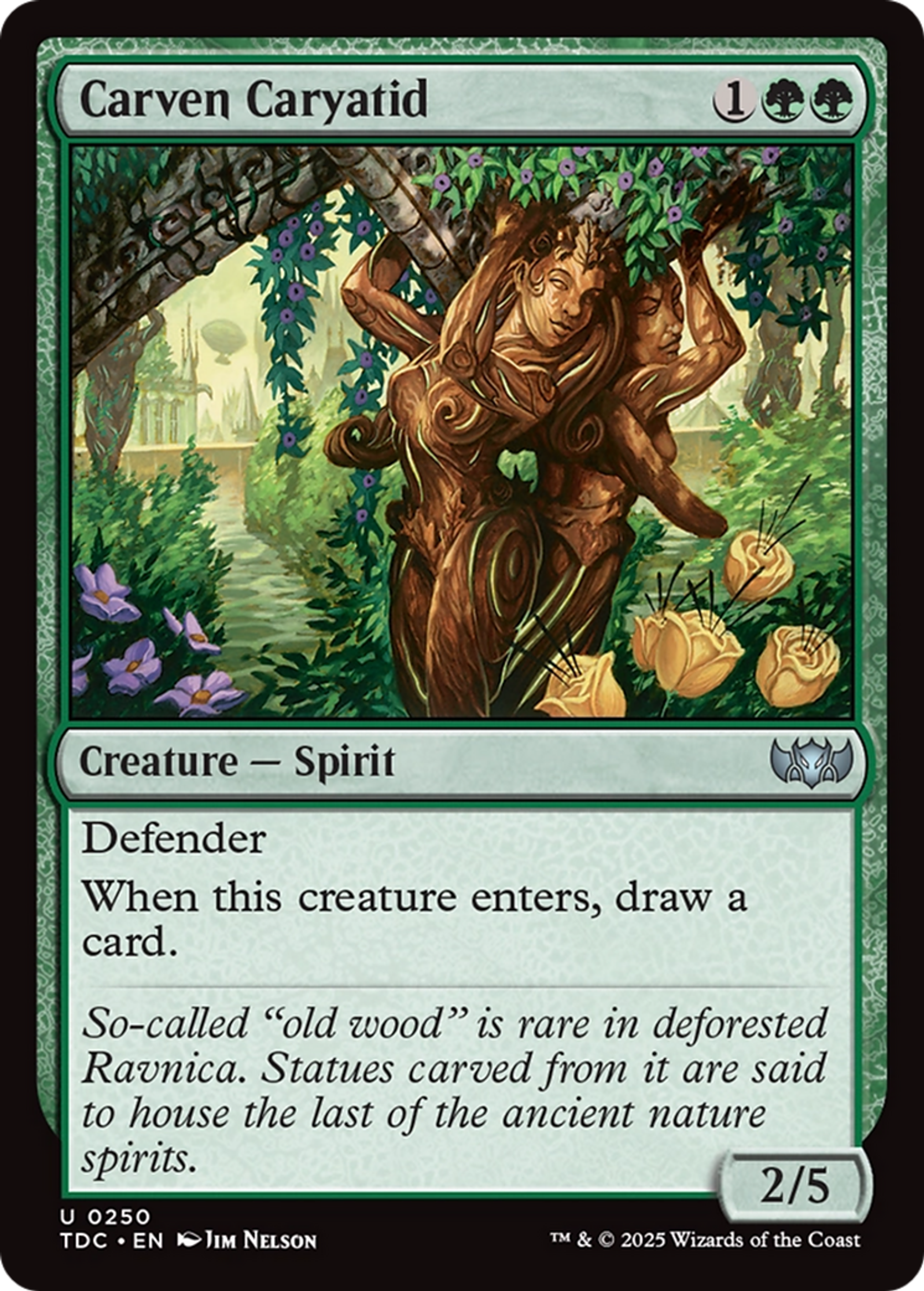 Carven Caryatid — Tarkir: Dragonstorm Commander — Magic: The Gathering