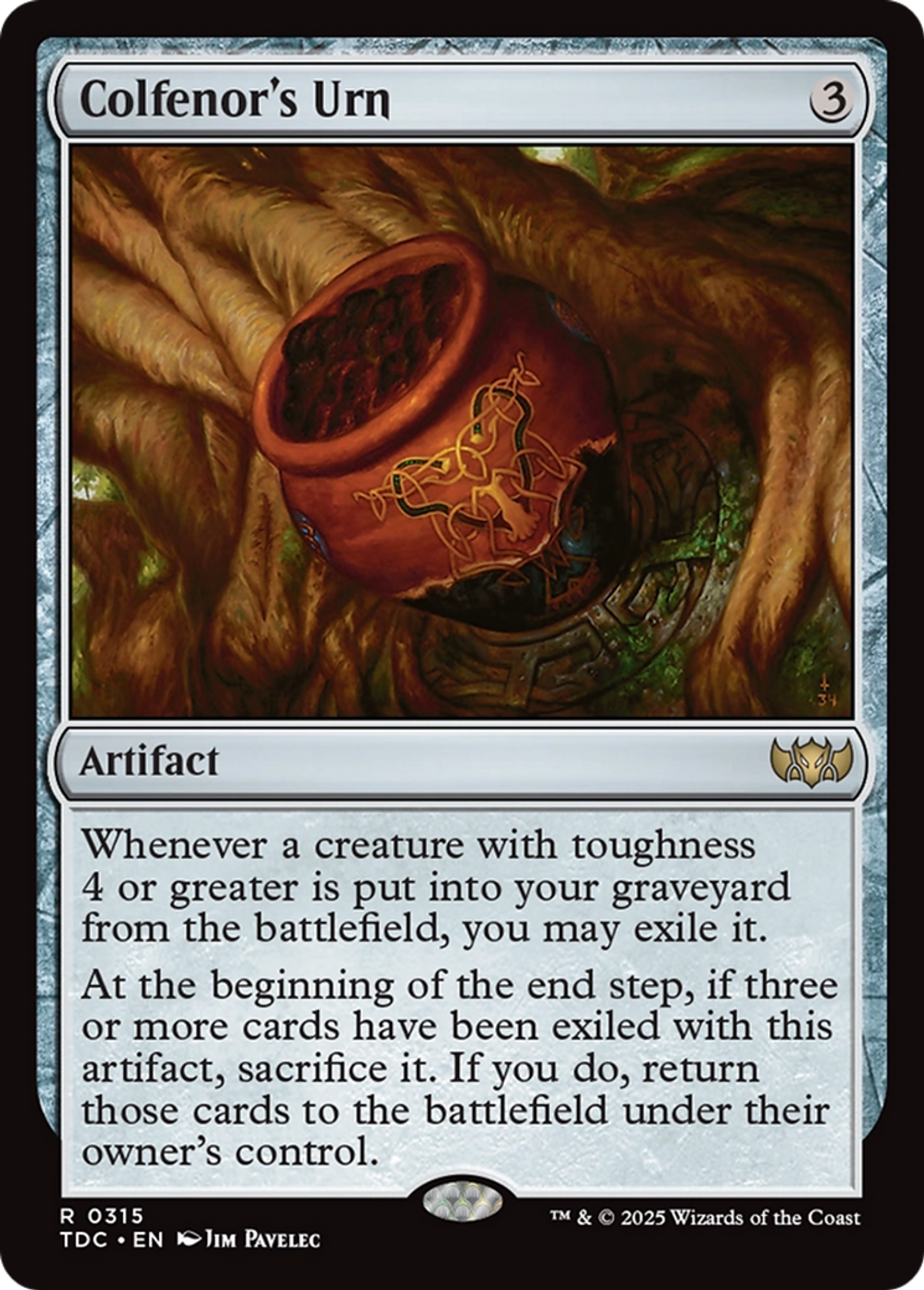 Colfenor's Urn — Tarkir: Dragonstorm Commander — Magic: The Gathering