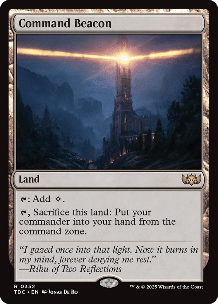Command Beacon — Tarkir: Dragonstorm Commander — Magic: The Gathering