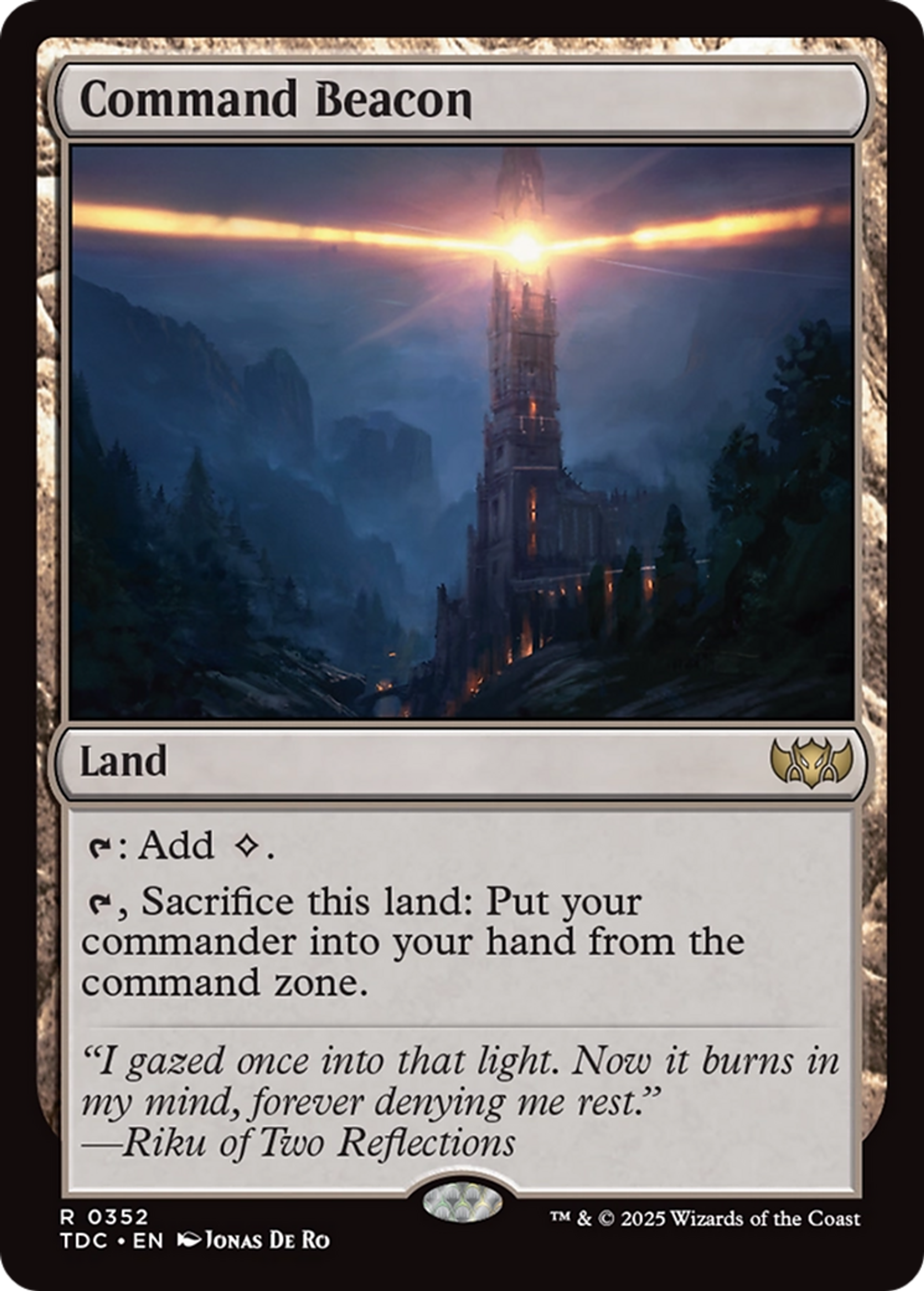 Flambeau du Commandement — Tarkir: Dragonstorm Commander — Magic: The Gathering