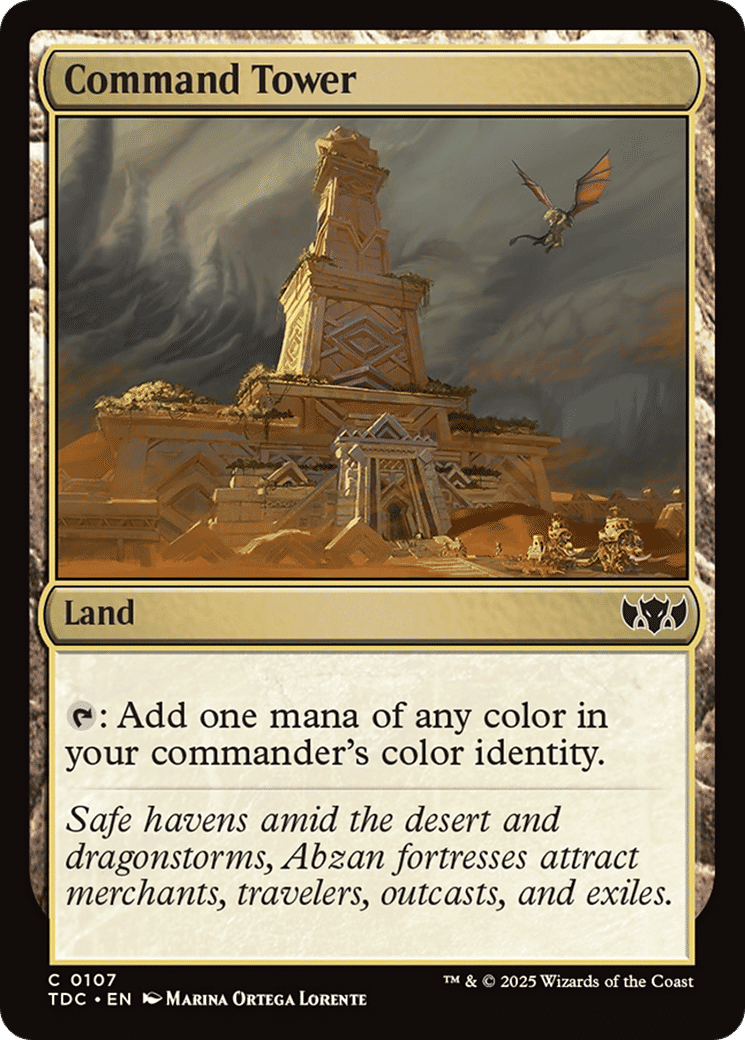 Command Tower — Tarkir: Dragonstorm Commander — Magic: The Gathering