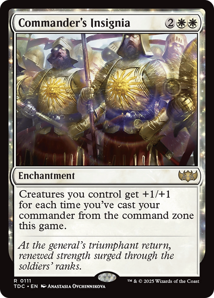 Commander's Insignia — Tarkir: Dragonstorm Commander — Magic: The Gathering