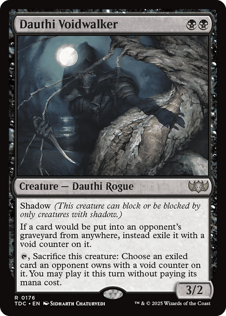 Dauthi Voidwalker — Tarkir: Dragonstorm Commander — Magic: The Gathering