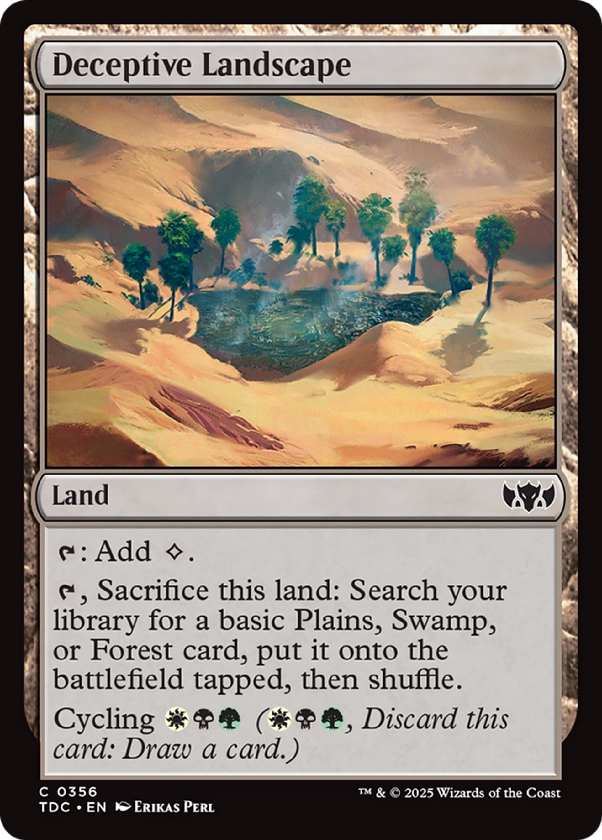 Paysage trompeur — Tarkir: Dragonstorm Commander — Magic: The Gathering