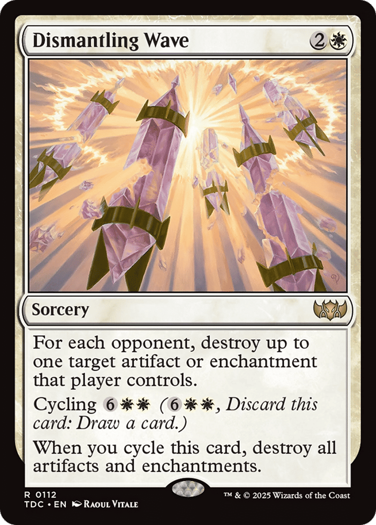 Dismantling Wave — Tarkir: Dragonstorm Commander — Magic: The Gathering